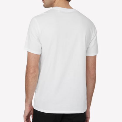 Guess Men Erikk Logo Tee - White