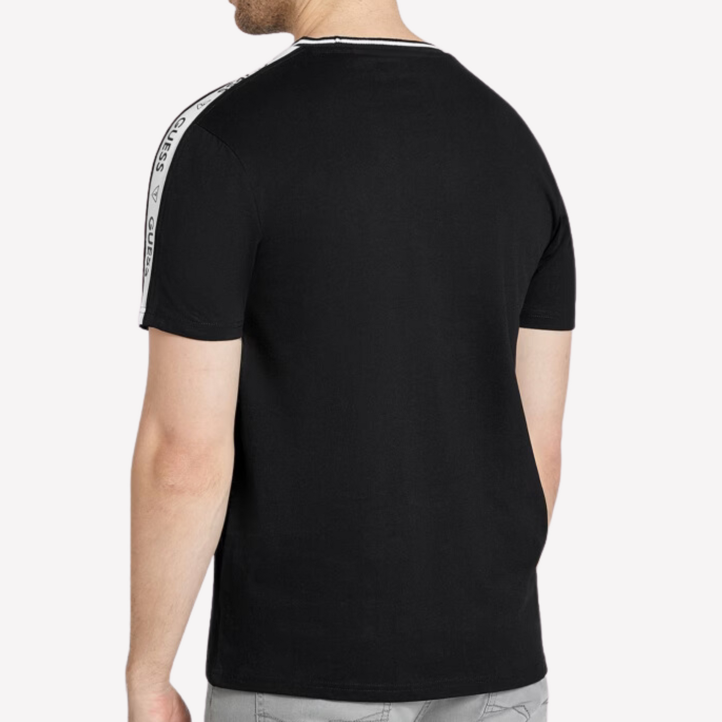 Guess Men Ryatt Jacquard Tee - Black