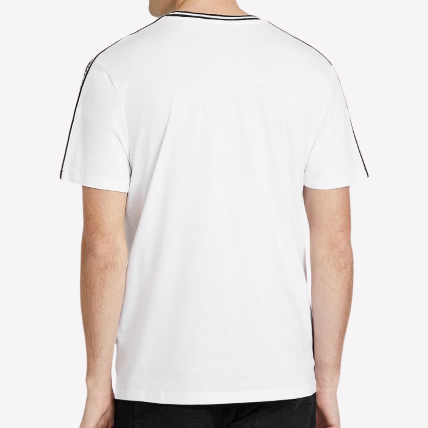 Guess Men Ryatt Jacquard Tee - White