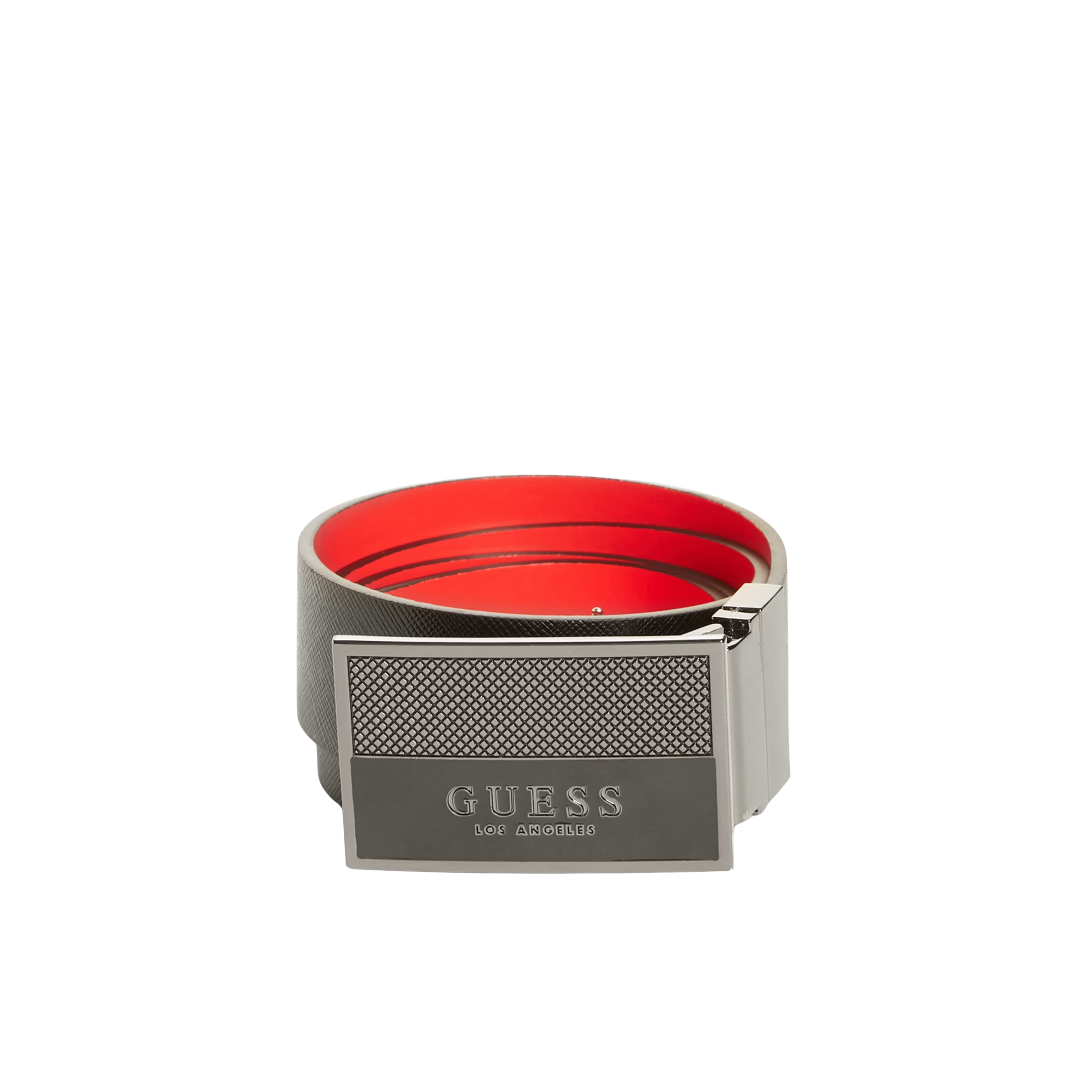 Guess Men Enamel Logo Plaque Belt - MultipleColors