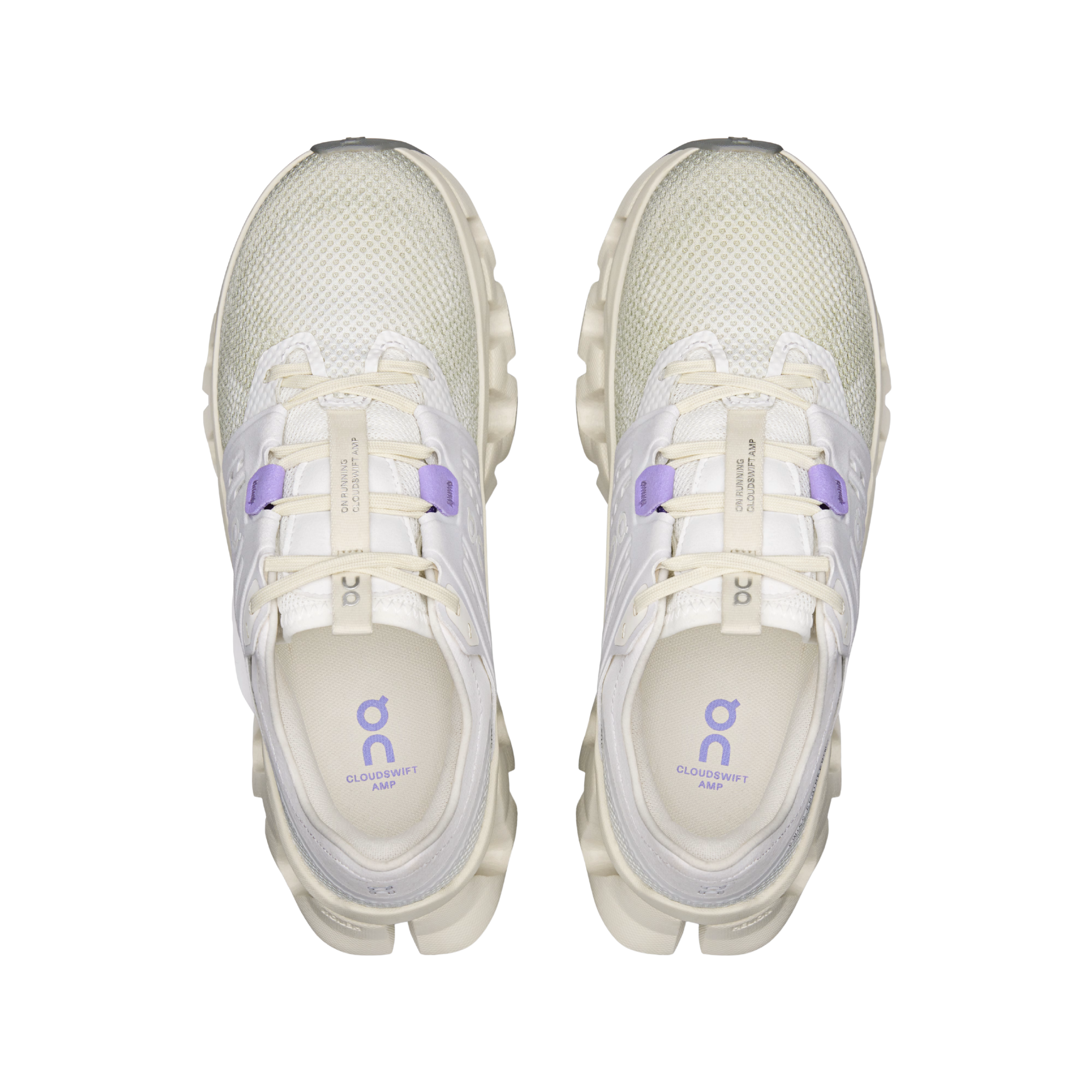 ON Women Cloudswift Amp - Ivory Ghost