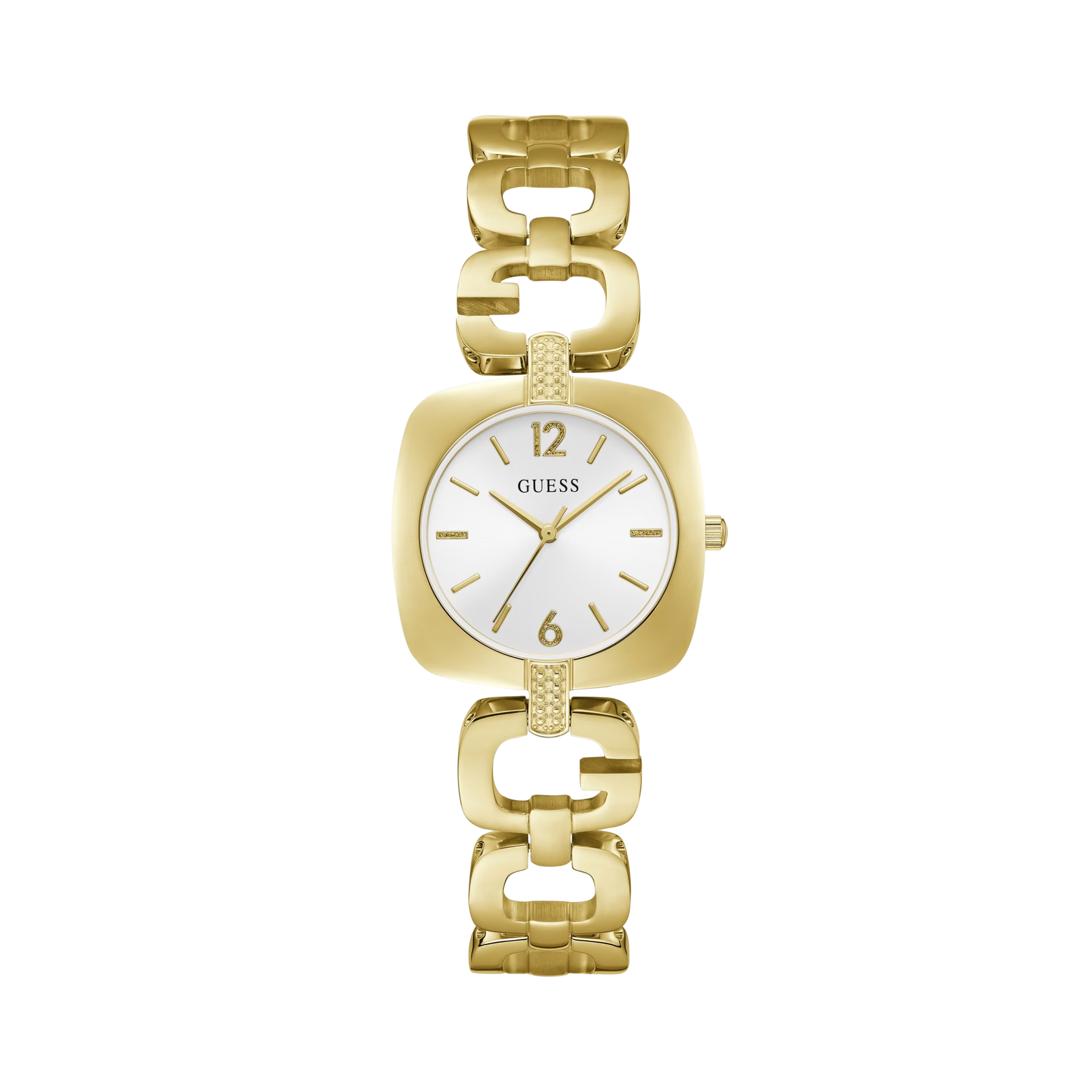 Guess Women Gold-Tone G-Link Analog Watch - Gold