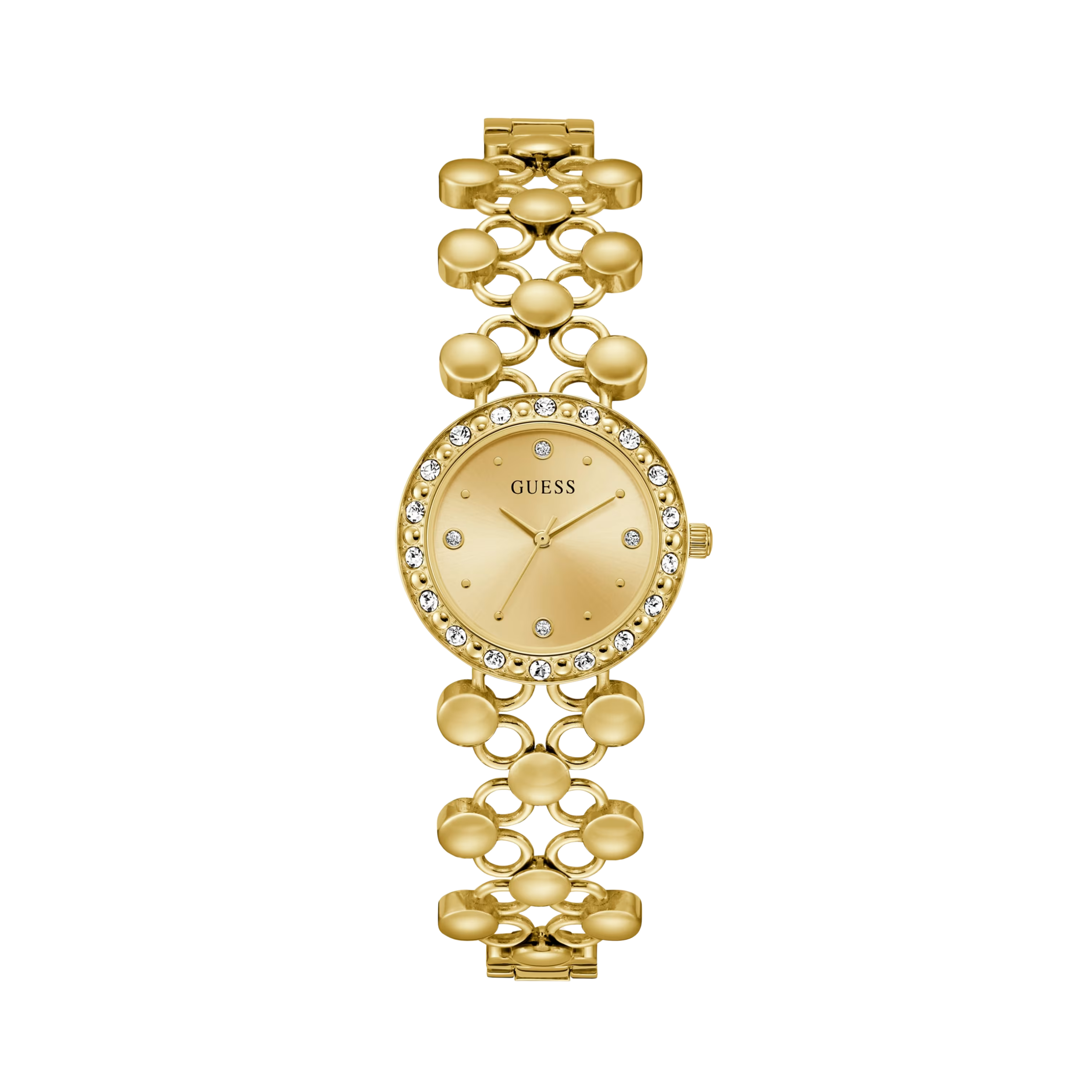 Guess Women Gold-Tone Analog Watch - Gold