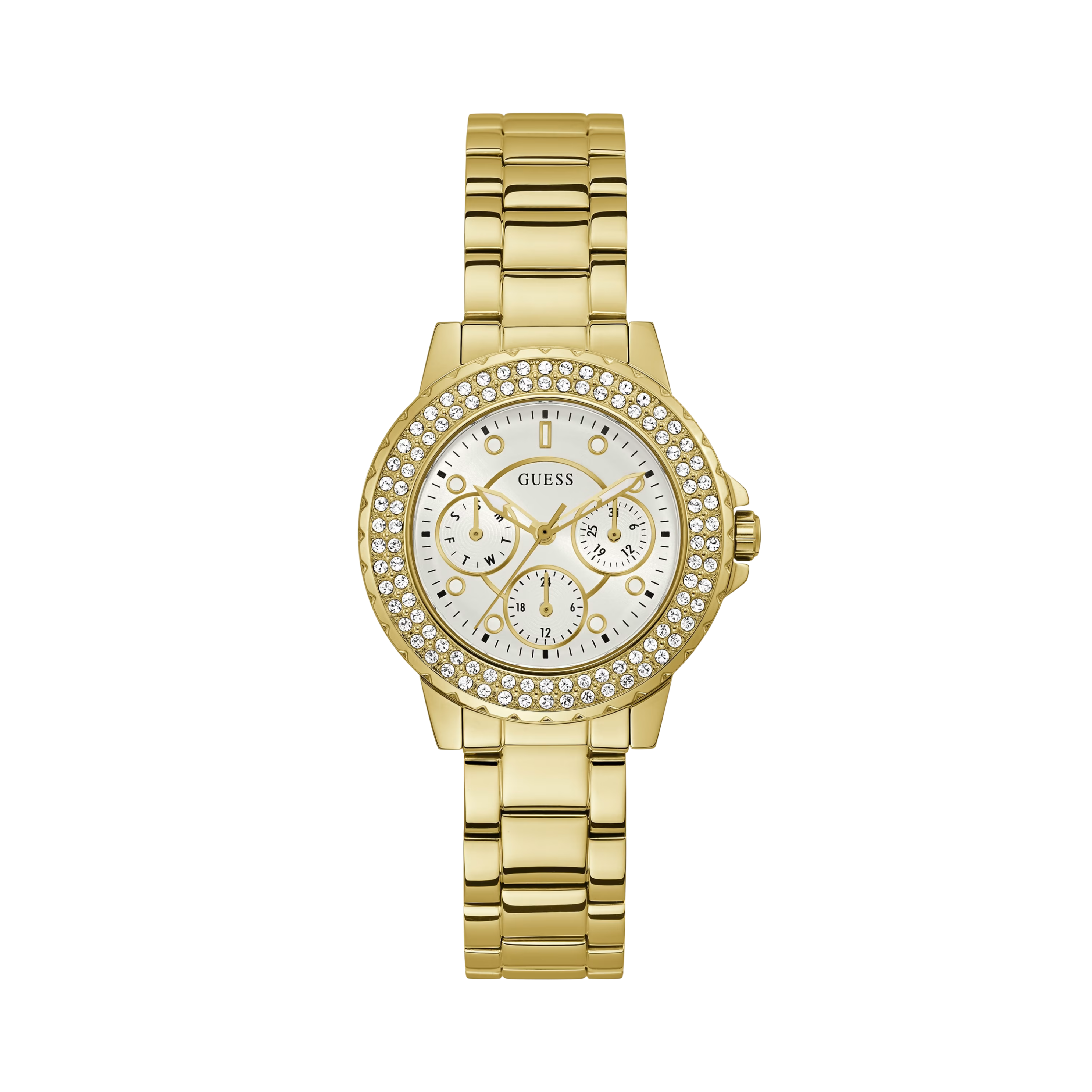 Guess Women Gold-Tone Multifunction Watch - Gold