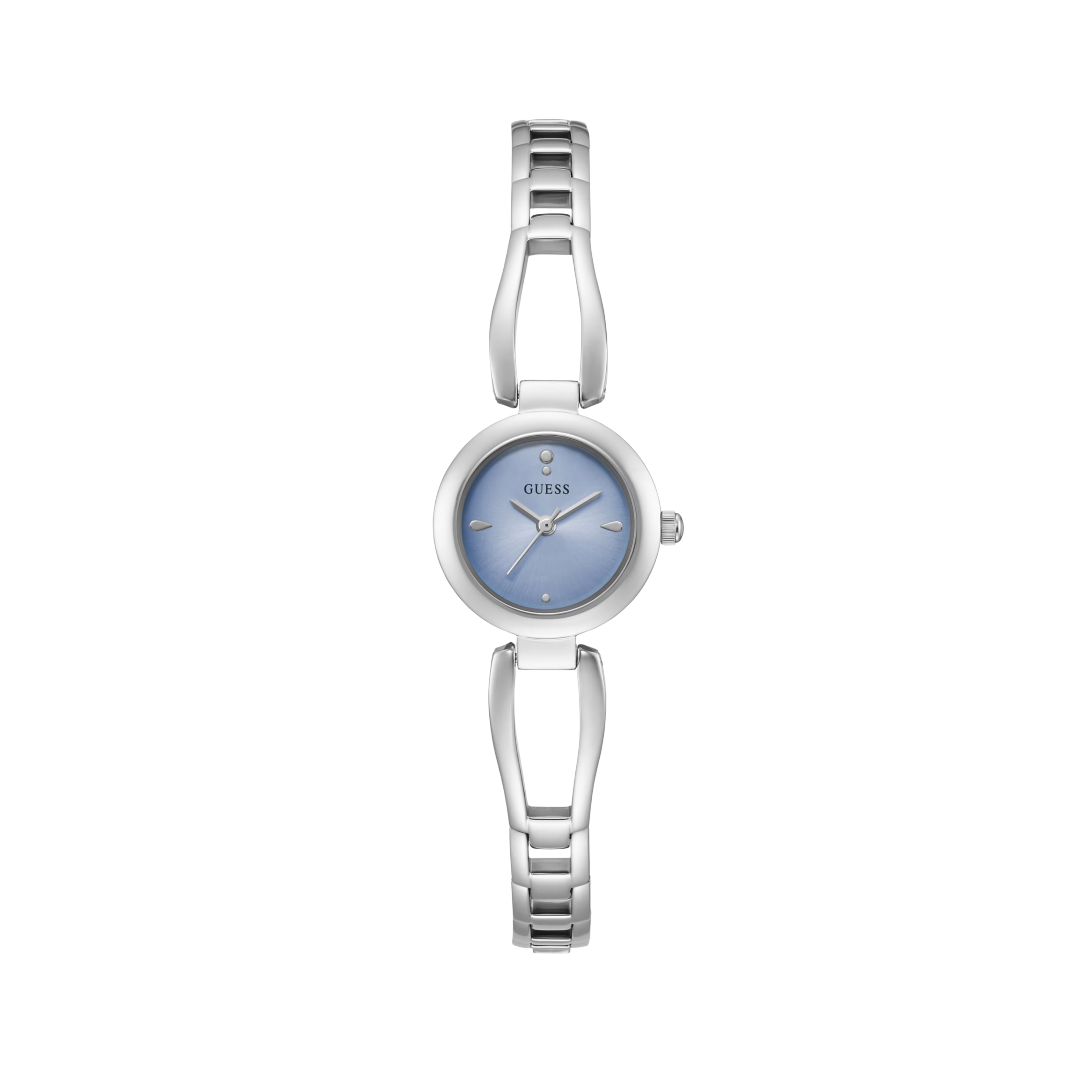 Guess Women Silver-Tone Analog Watch - Silver