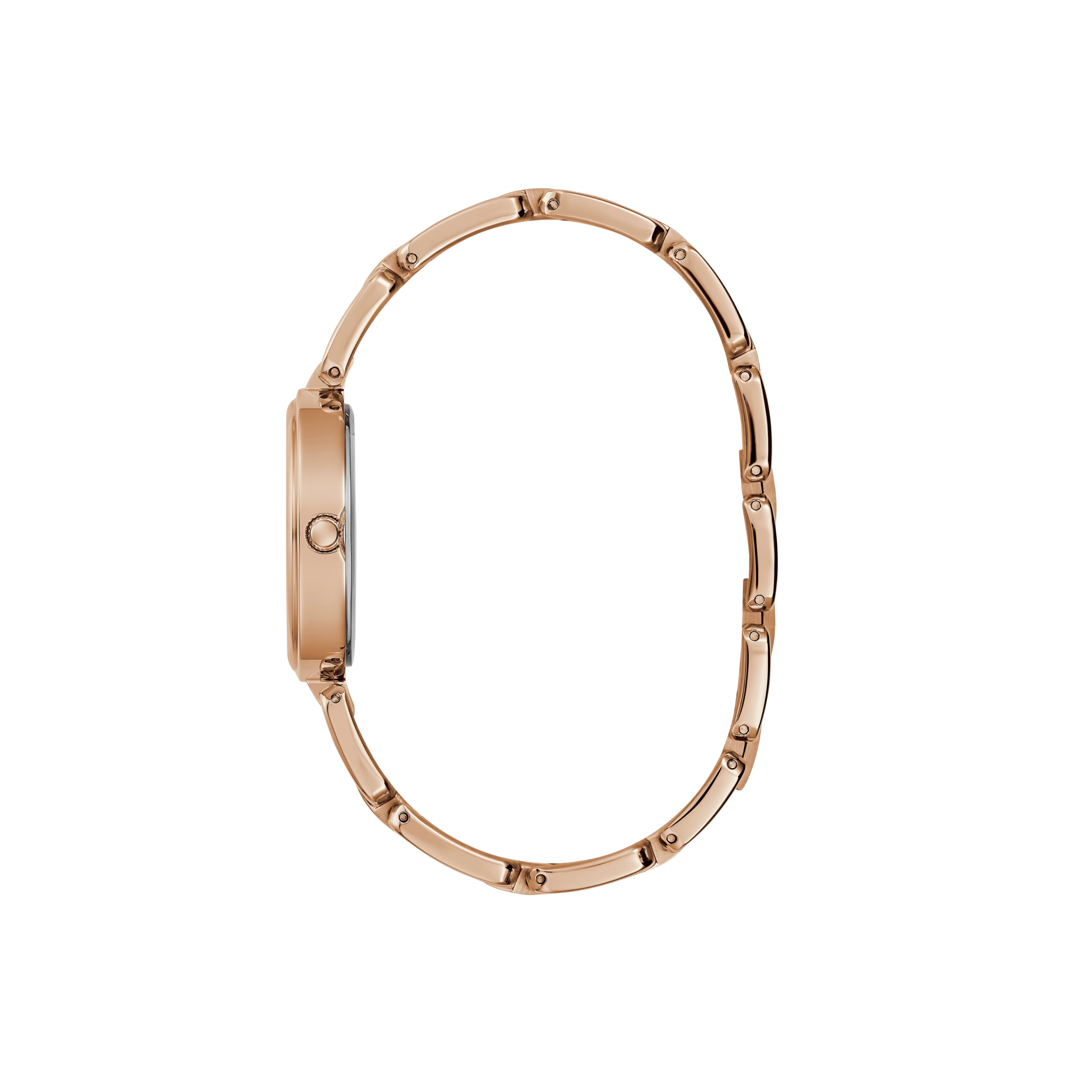 Guess Women Rose Gold-Tone Round Analog Watch