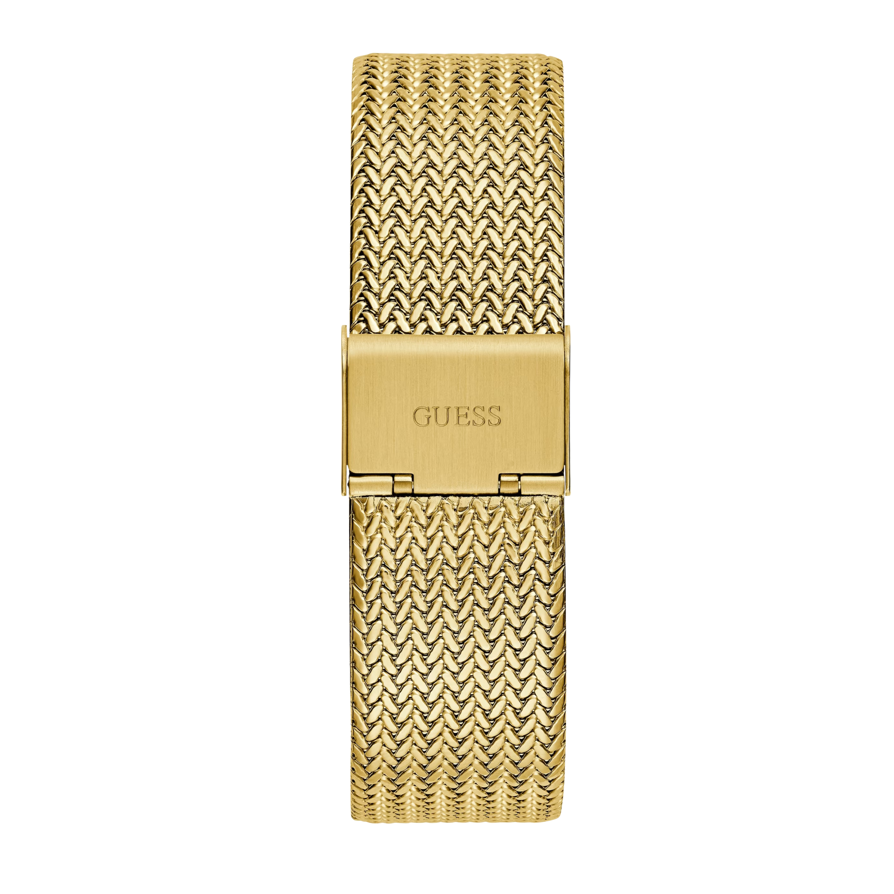 Guess Women Gold-Tone Square Analog Watch