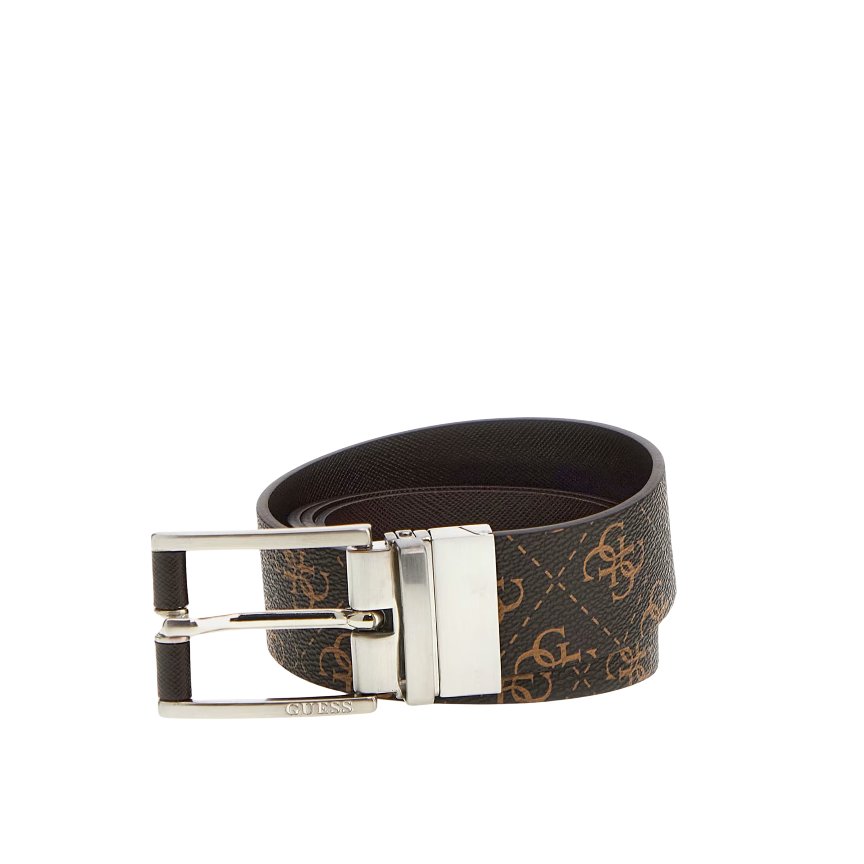 Guess Men Nuremberg Reversible Belt - Bamboo