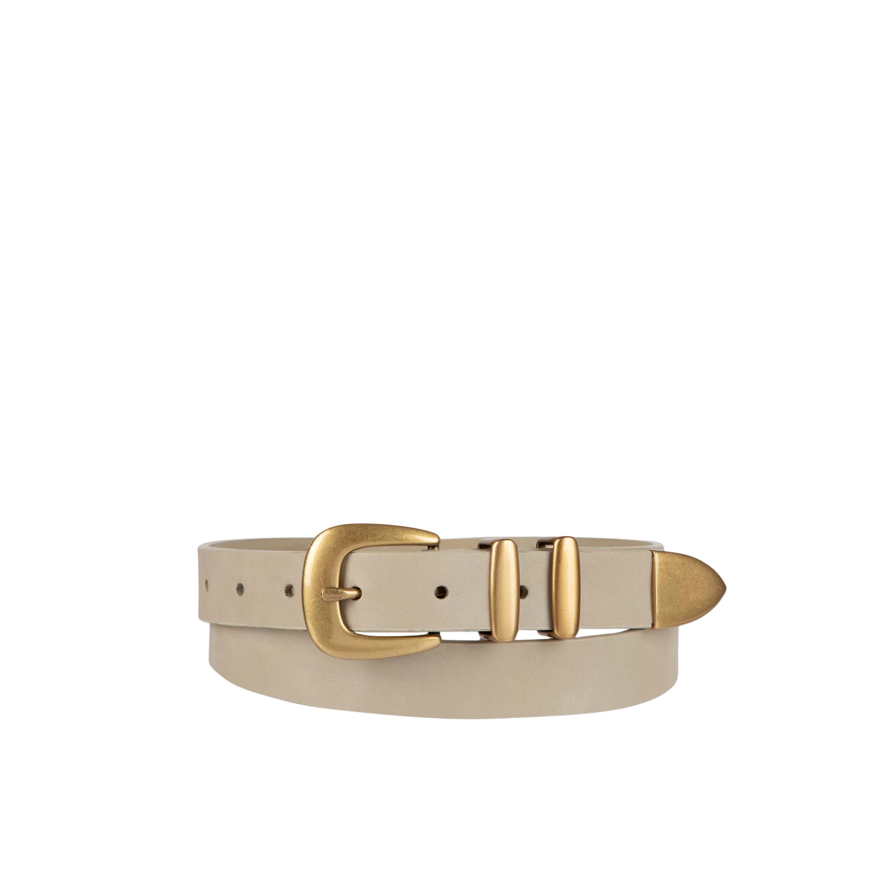 Calvin Klein Women Solid Square Buckle Belt - Brown