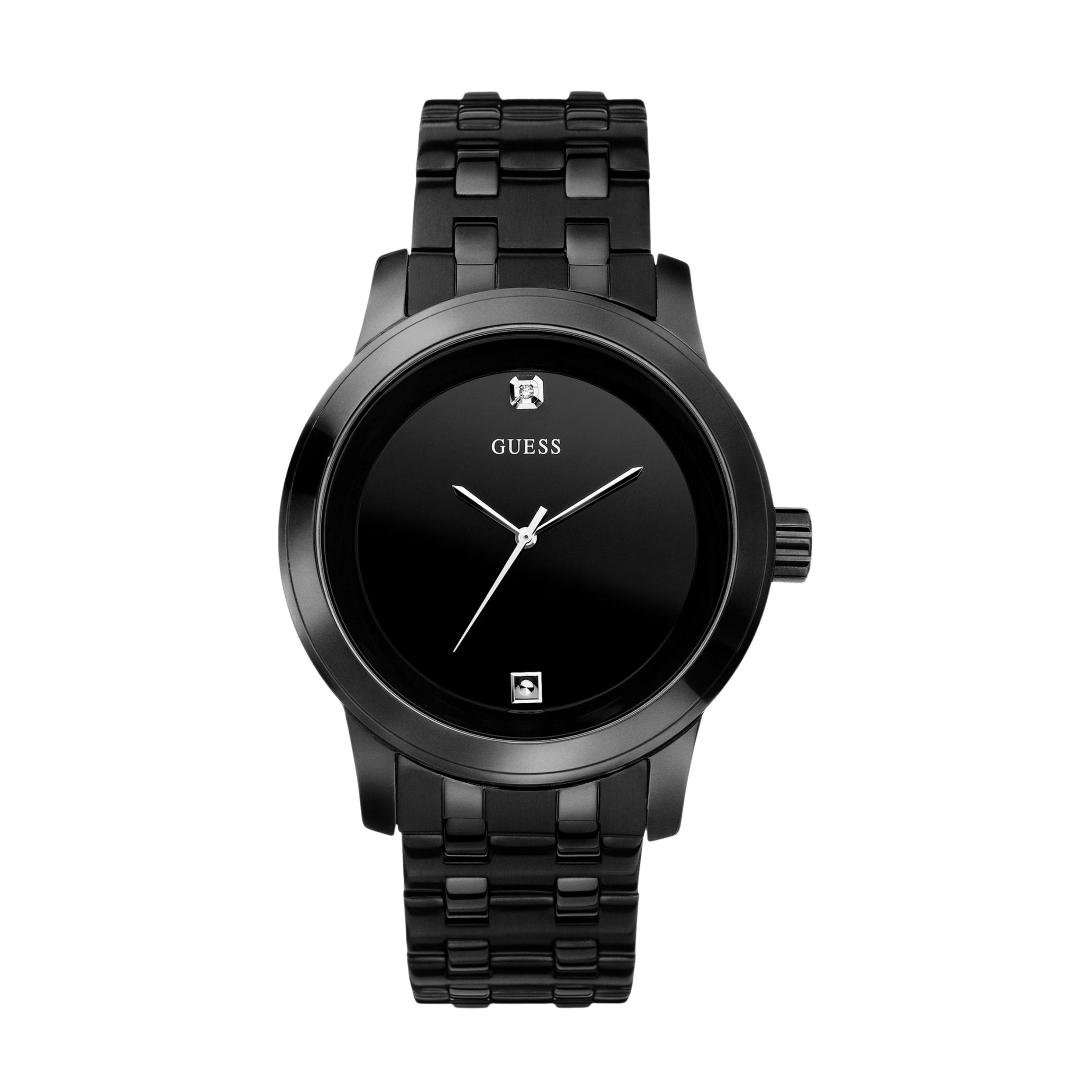 Guess Men Black Analog Watch