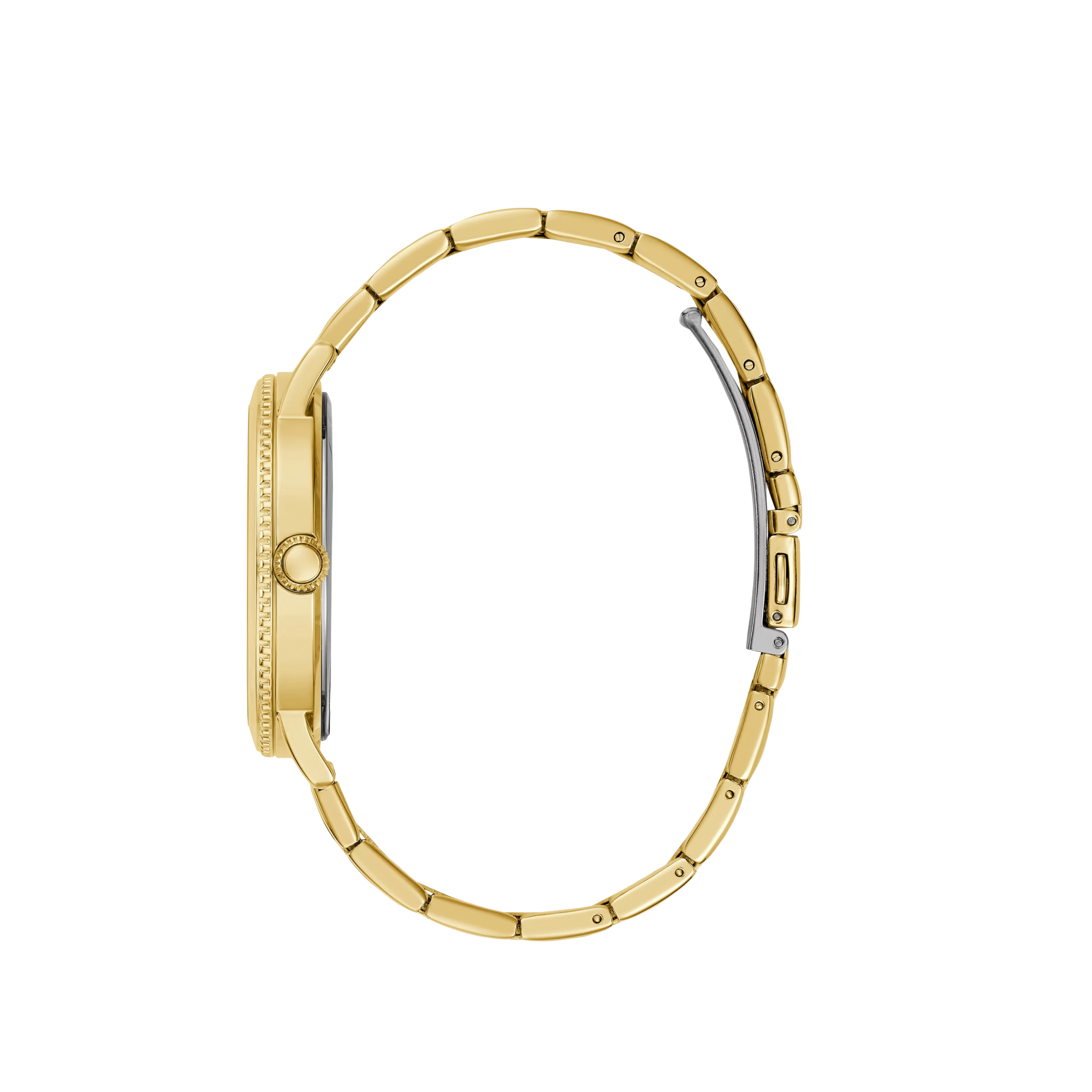 Guess Men Gold-Tone Analog Watch - Gold