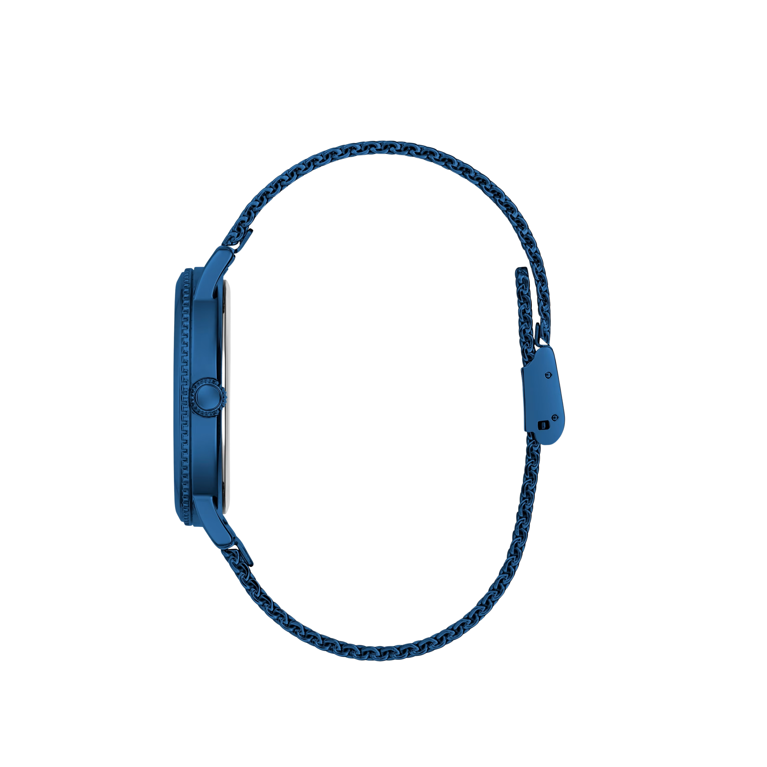 Guess Men Blue Mesh Analog Watch - Blue