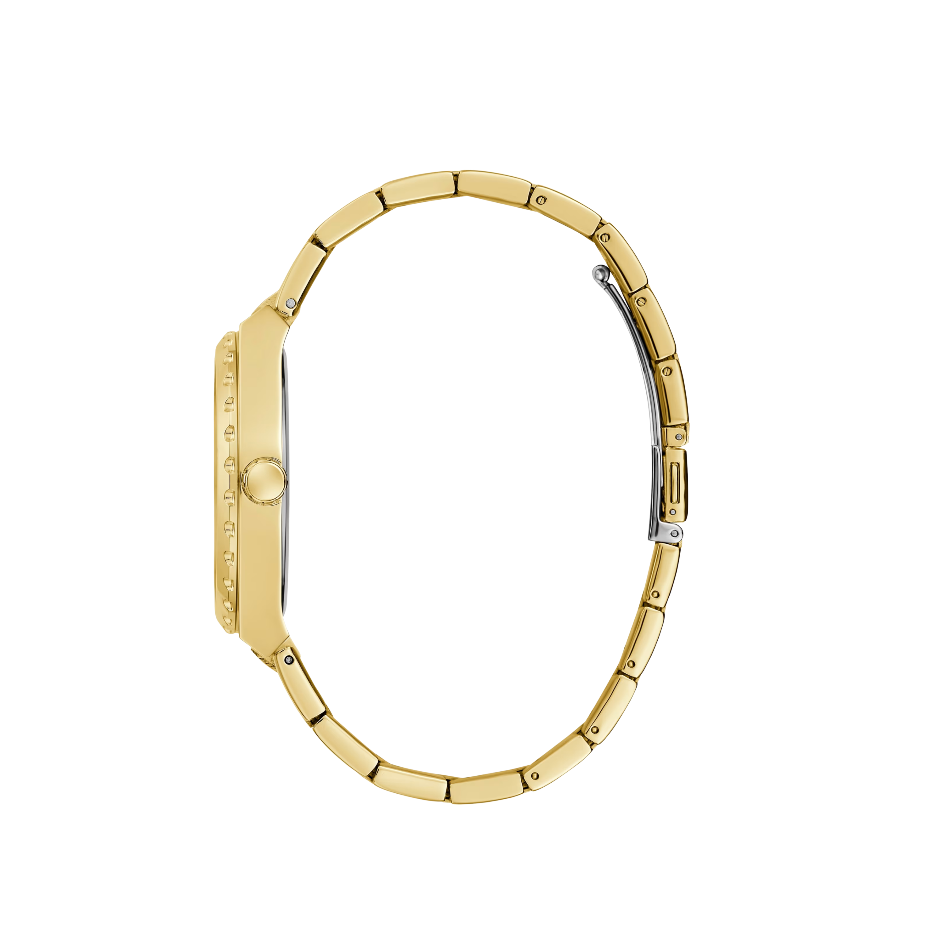 Guess Men Gold-Tone Analog Watch