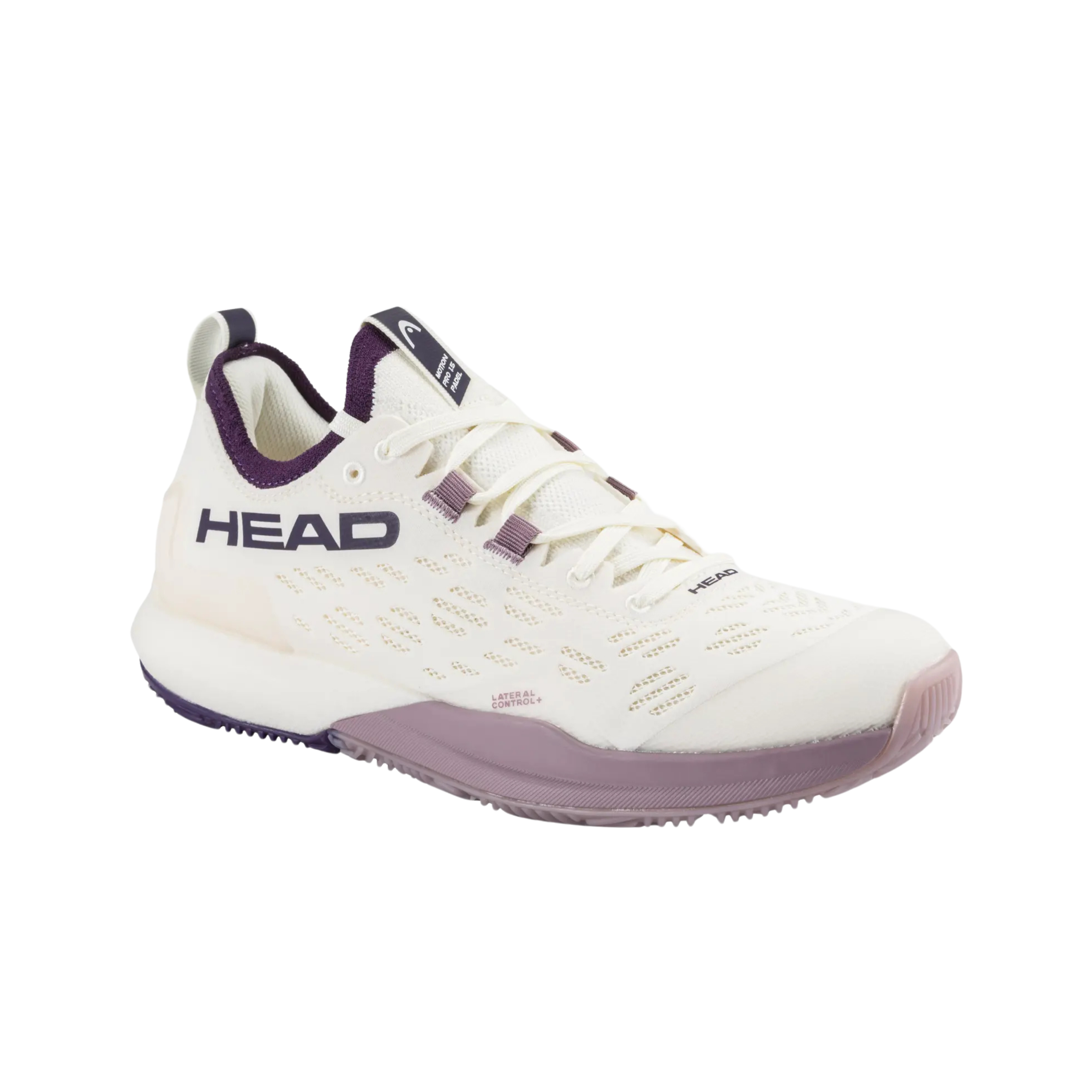 Head Women Motion Pro 1.5 Padel - Chalk White Purple Night