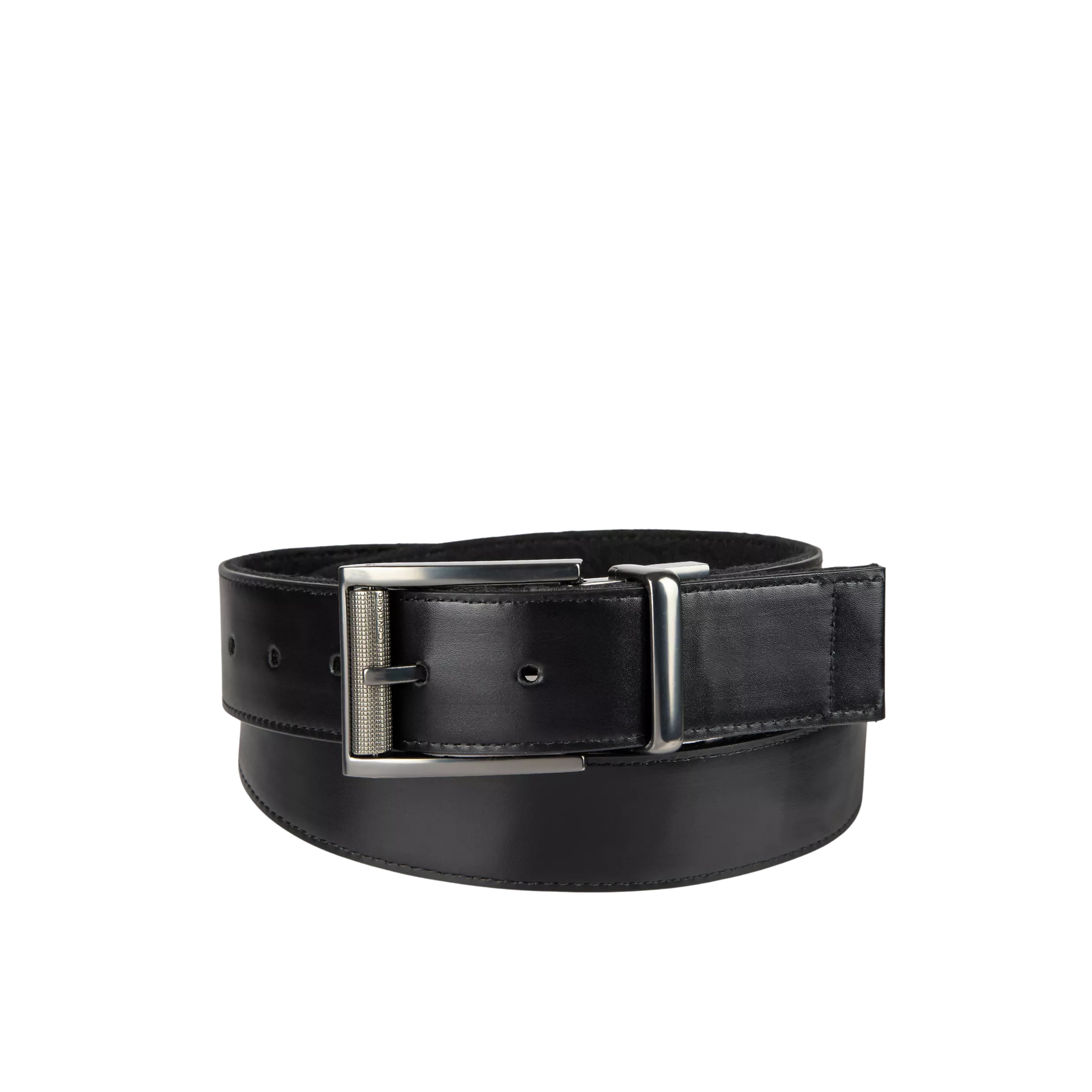 Calvin Klein Men Logo Jacquard Reversible Belt - Black