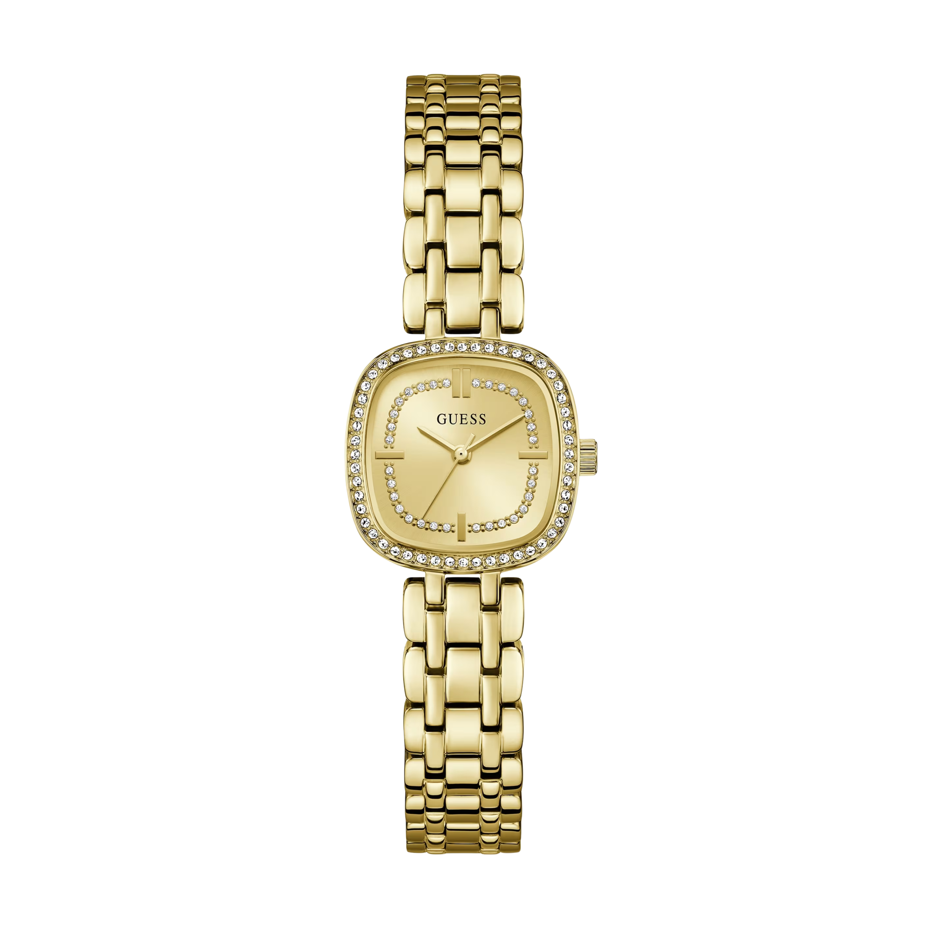 Guess Women Crystal Stainless Steel Analogue Watch GW1018L2 - Gold