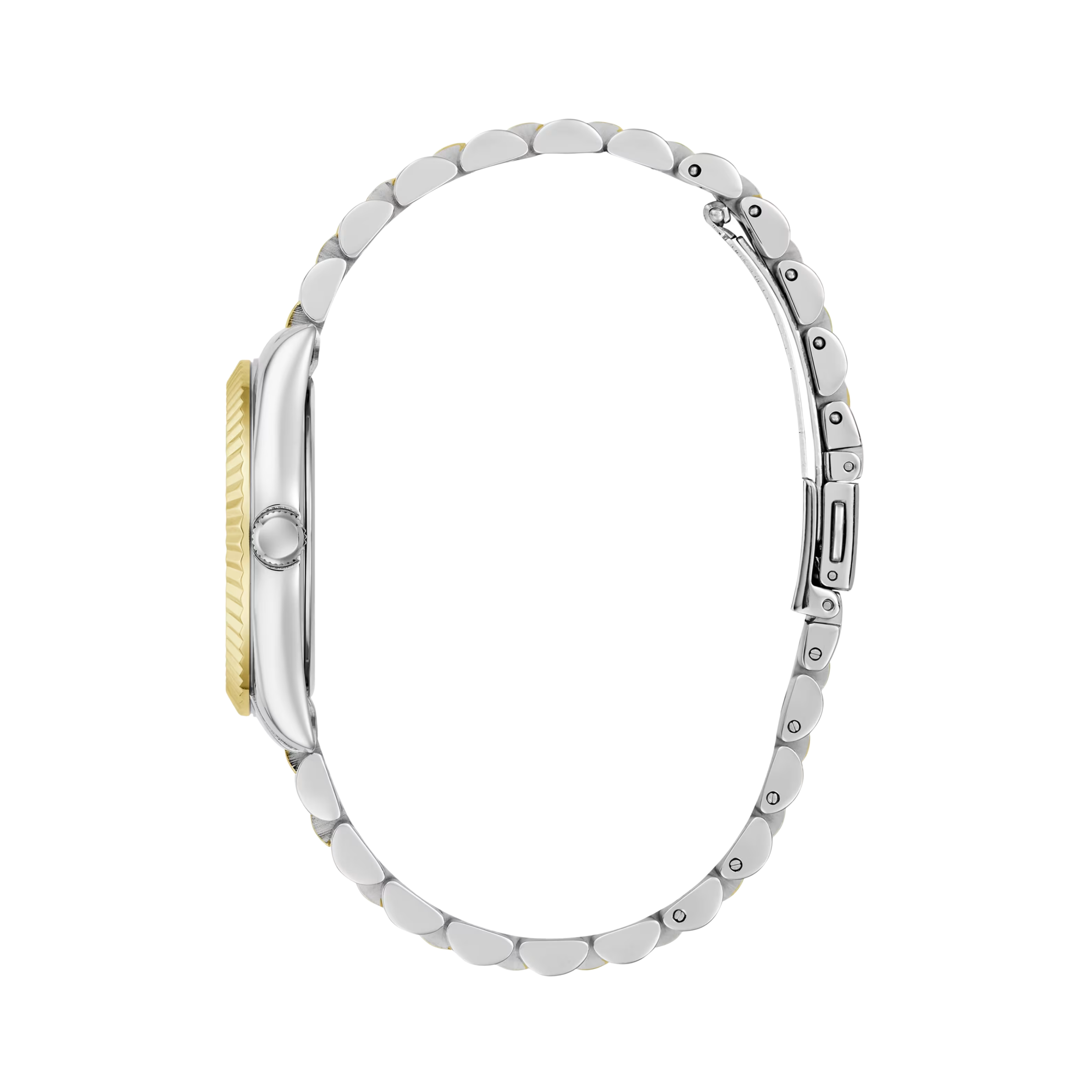 Guess Women Two Tone And Green Multifunction Watch GW0936L3 - Silver Green