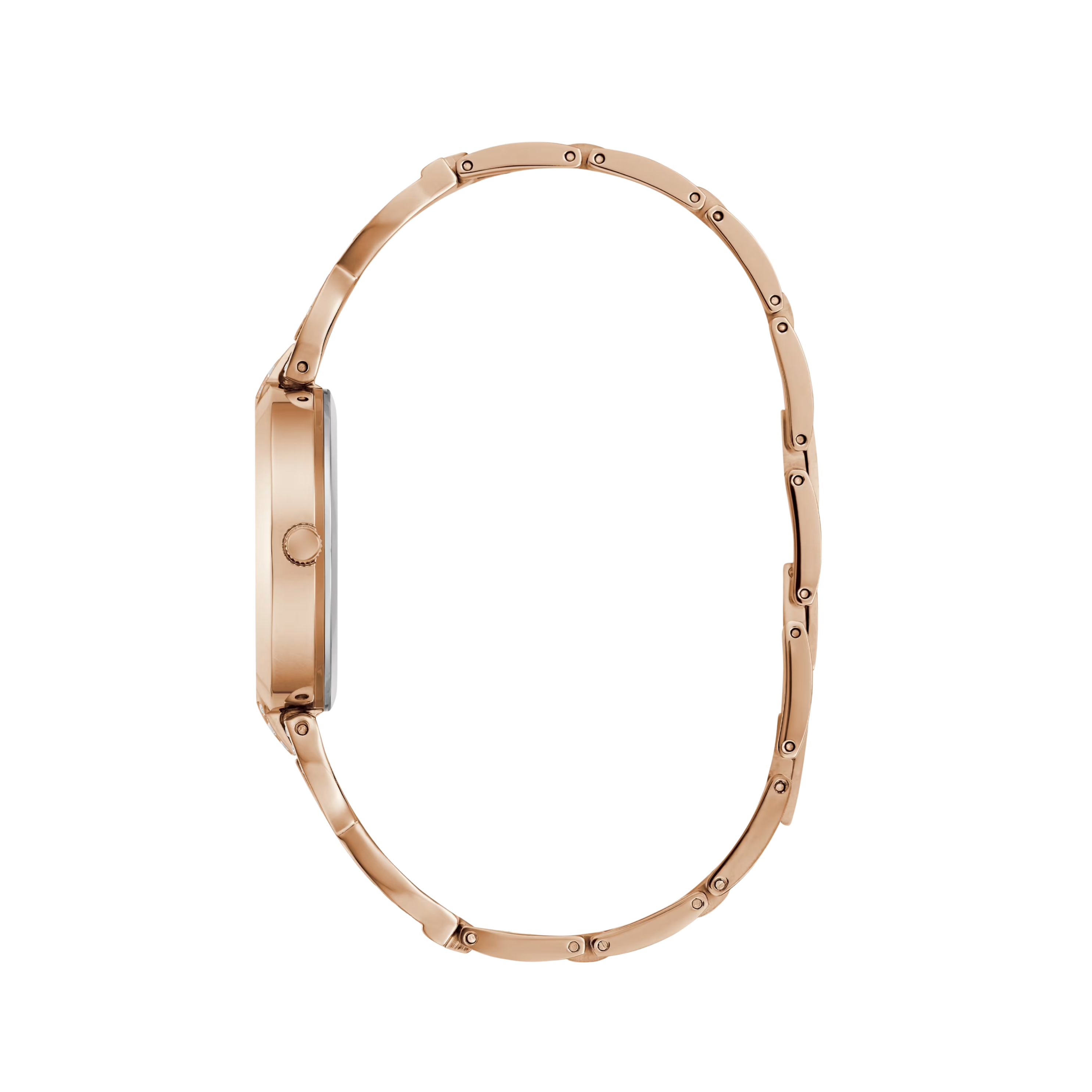 Guess Women Rose Gold Tone Shimmer Analog Watch GW0868L4 - Rose Gold