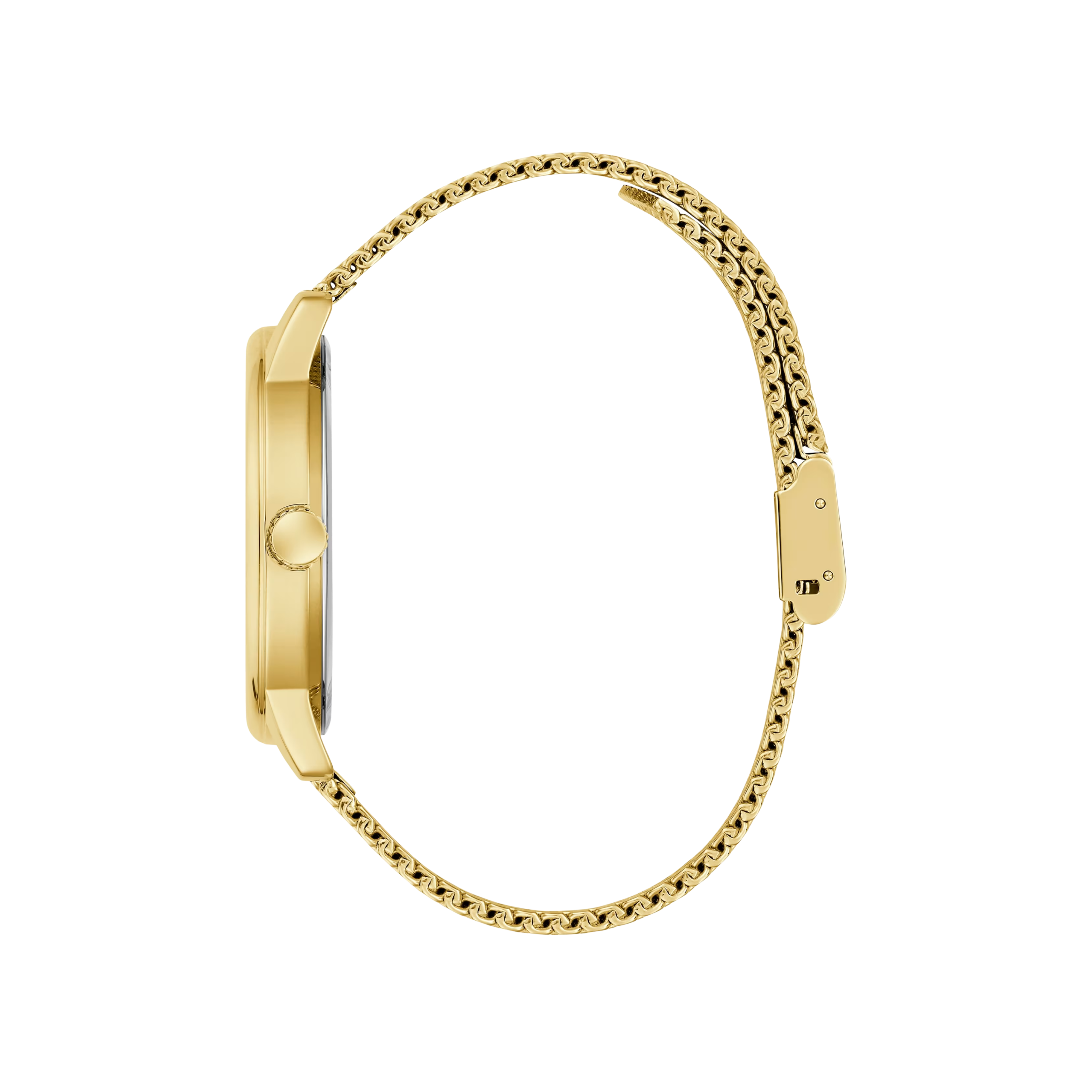 Guess Women Gold Tone And Blue Analog Watch GW0974G3 - Gold