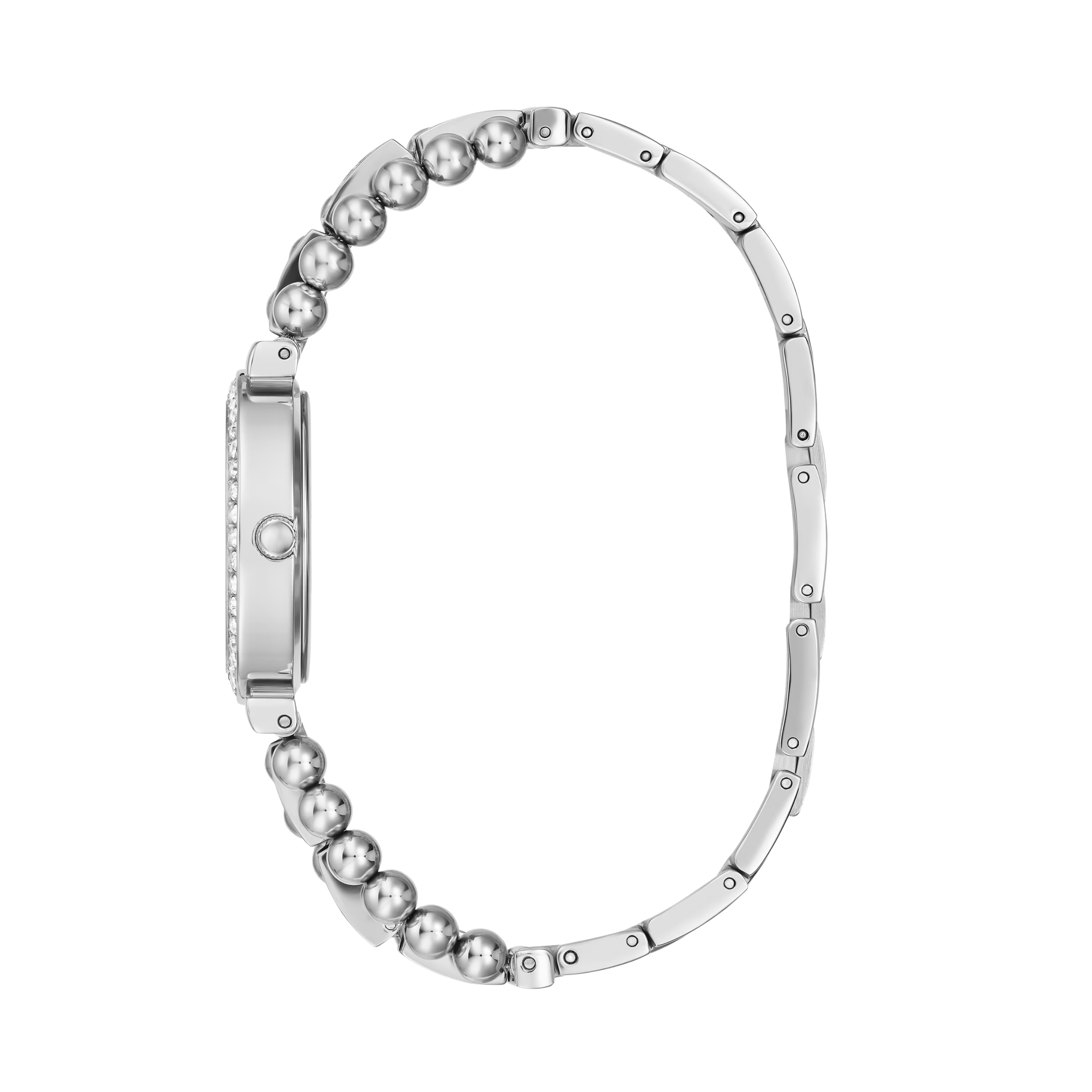Guess Women Silver Tone Analog Watch GW0401L1 - Silver