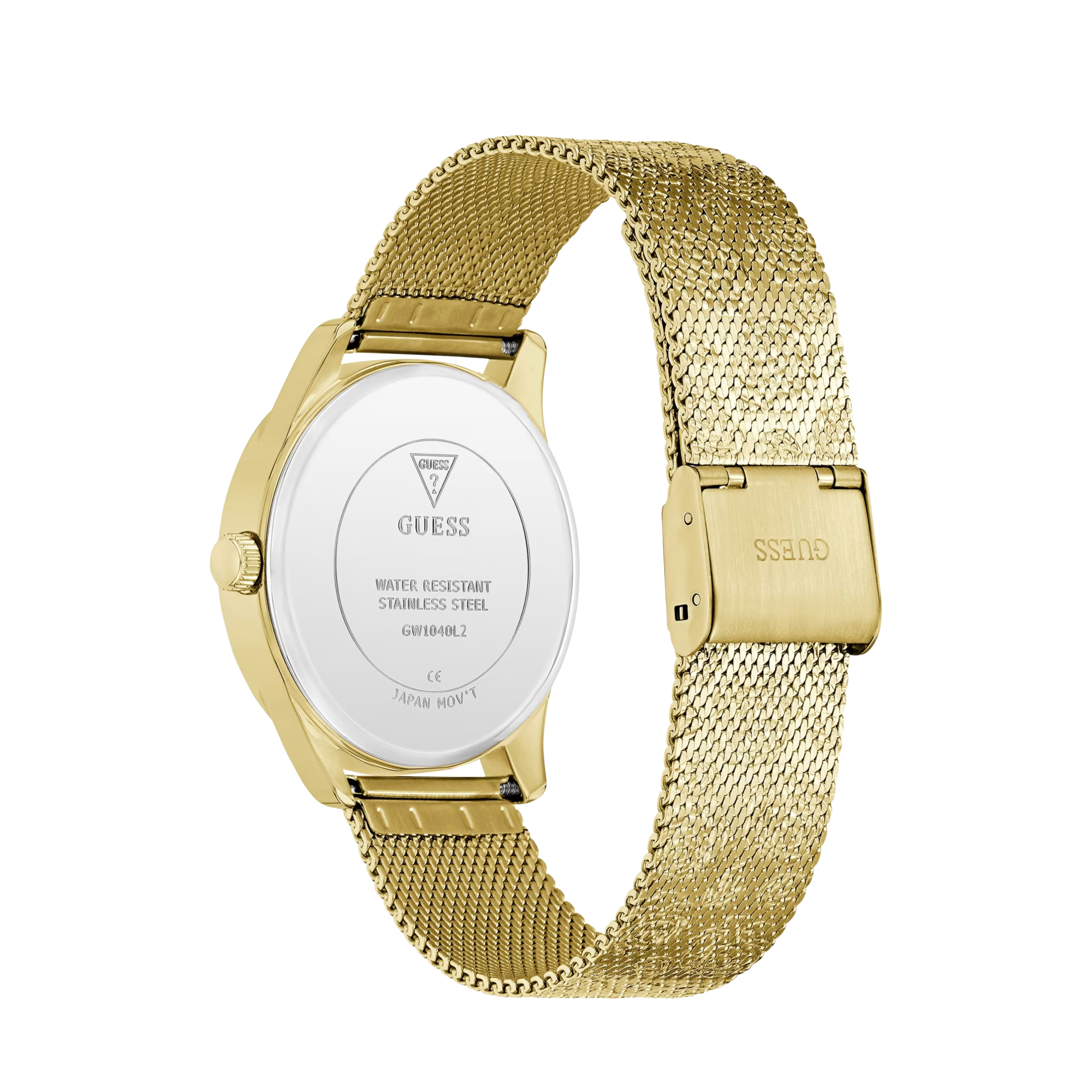 Guess Women Floral Stainless Steel Analogue Watch 36 mm GW1040L2 - Gold