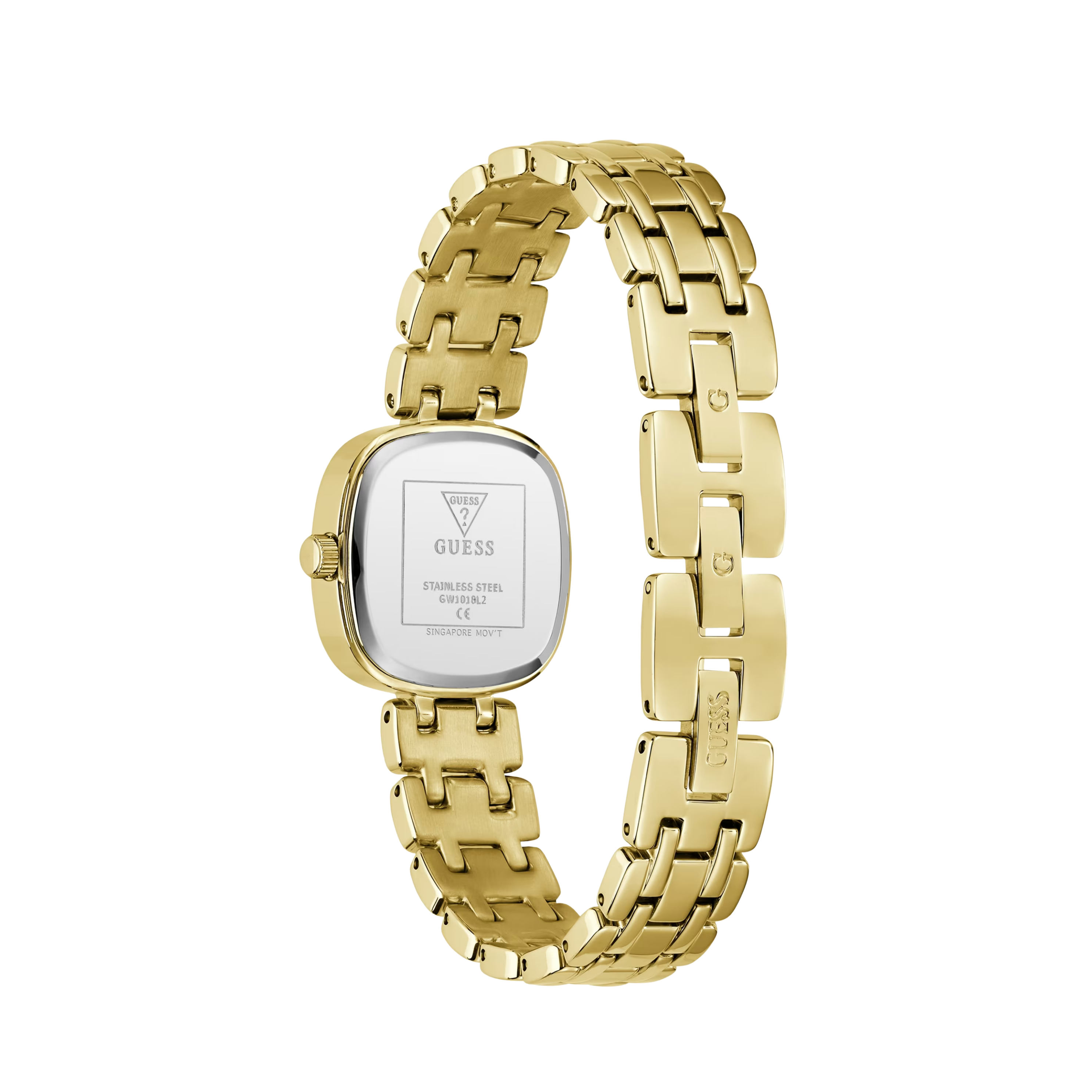 Guess Women Crystal Stainless Steel Analogue Watch GW1018L2 - Gold