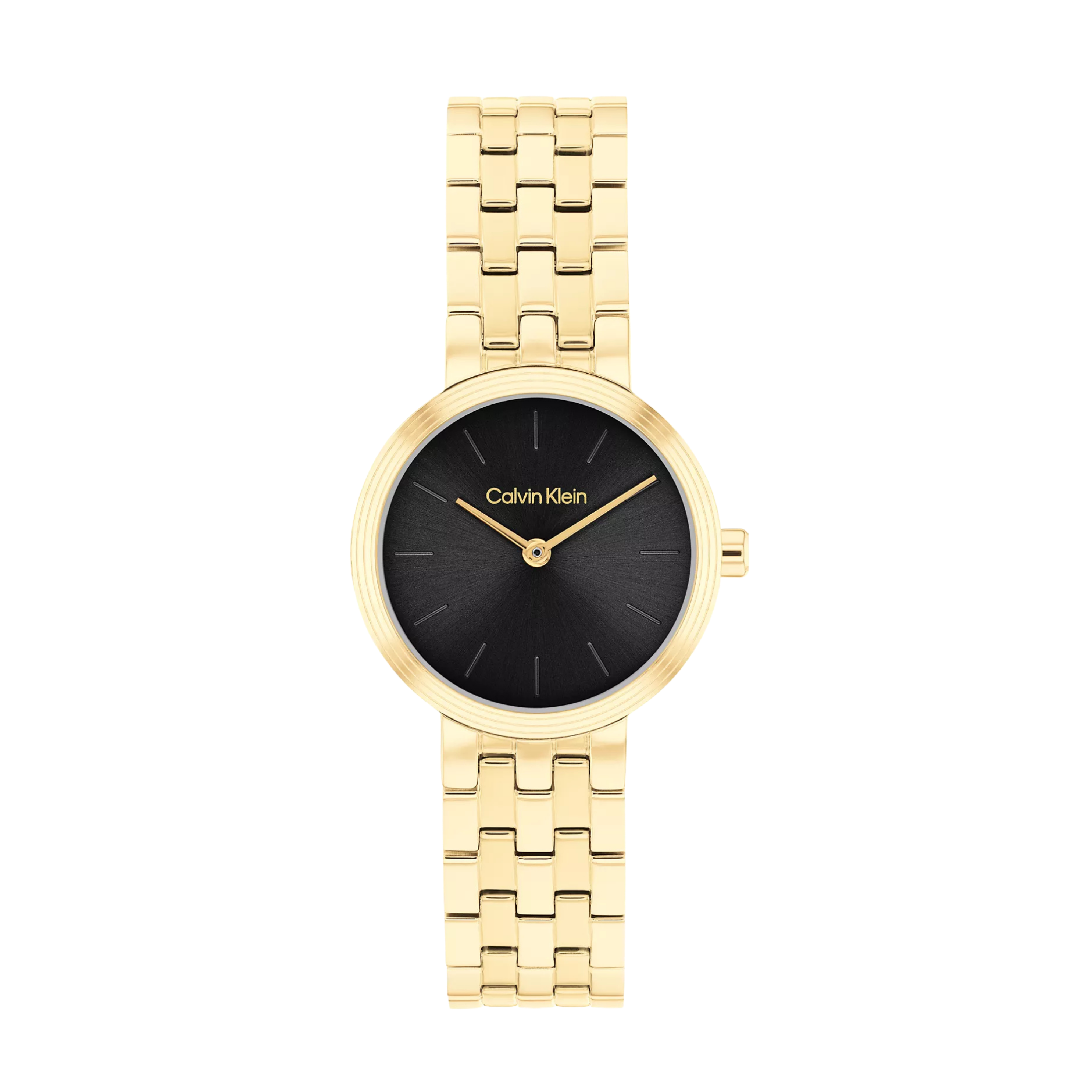 Calvin Klein Women Modern Dial Link Bracelet Watch - Gold