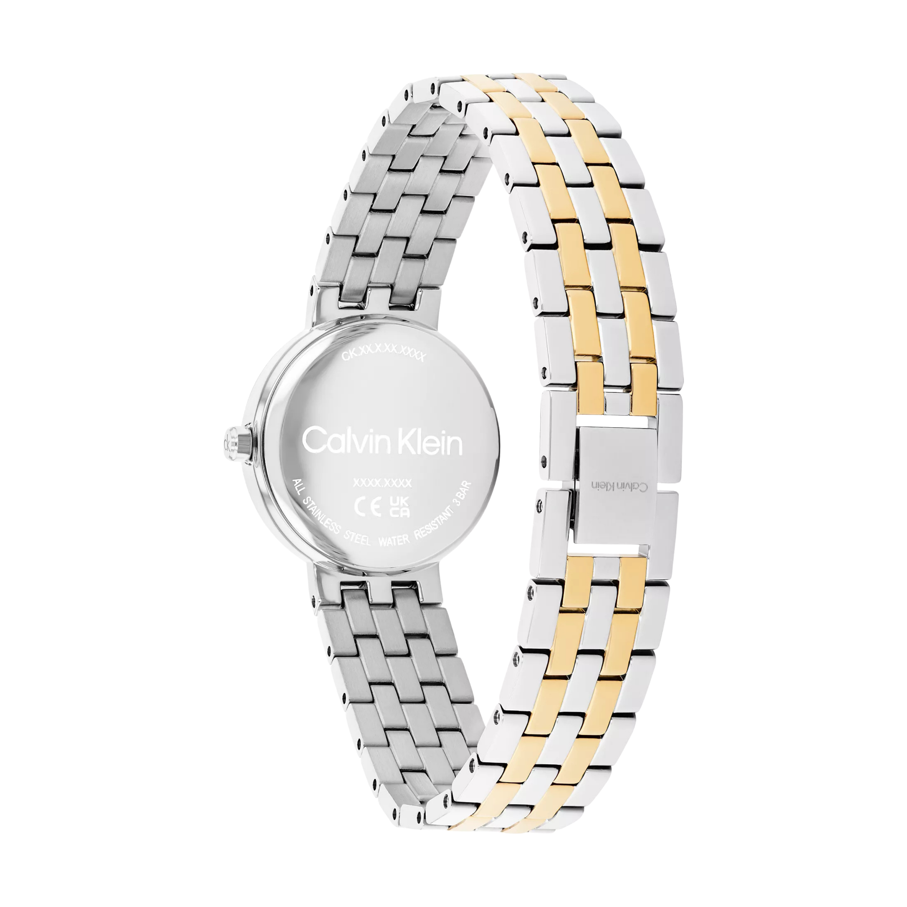 Calvin Klein Women Refined Dial Link Bracelet Watch - Two Tone
