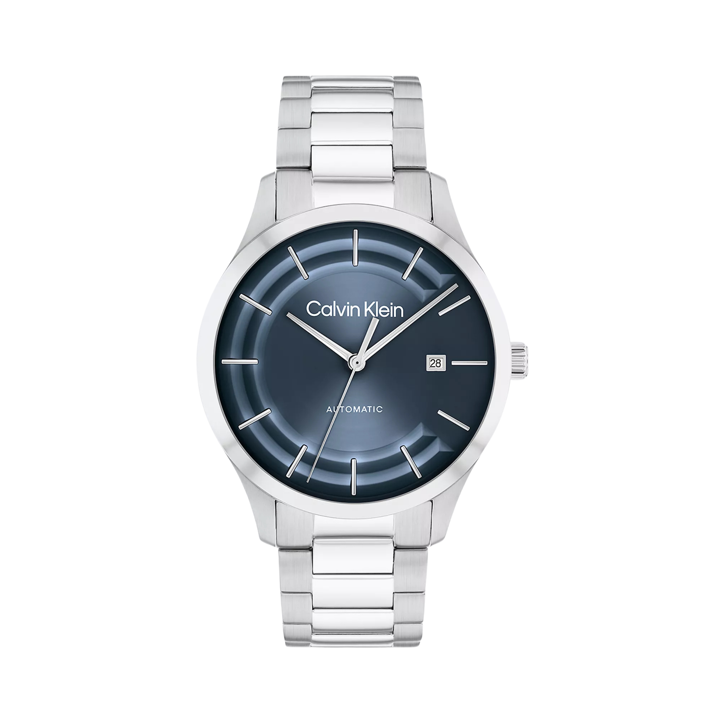 Calvin Klein Men Automatic H Link Bracelet Watch 25300021 - Blue