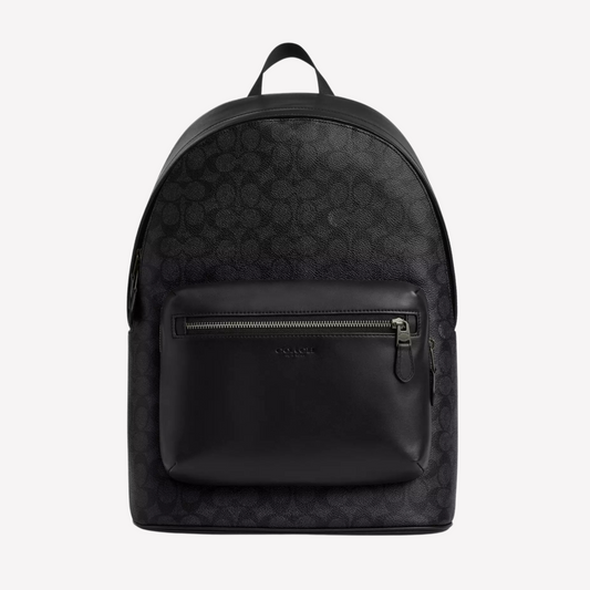 COACH West Backpack - Charcoal Black