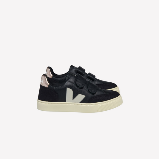 Veja Kids V-12 - Black White Platine