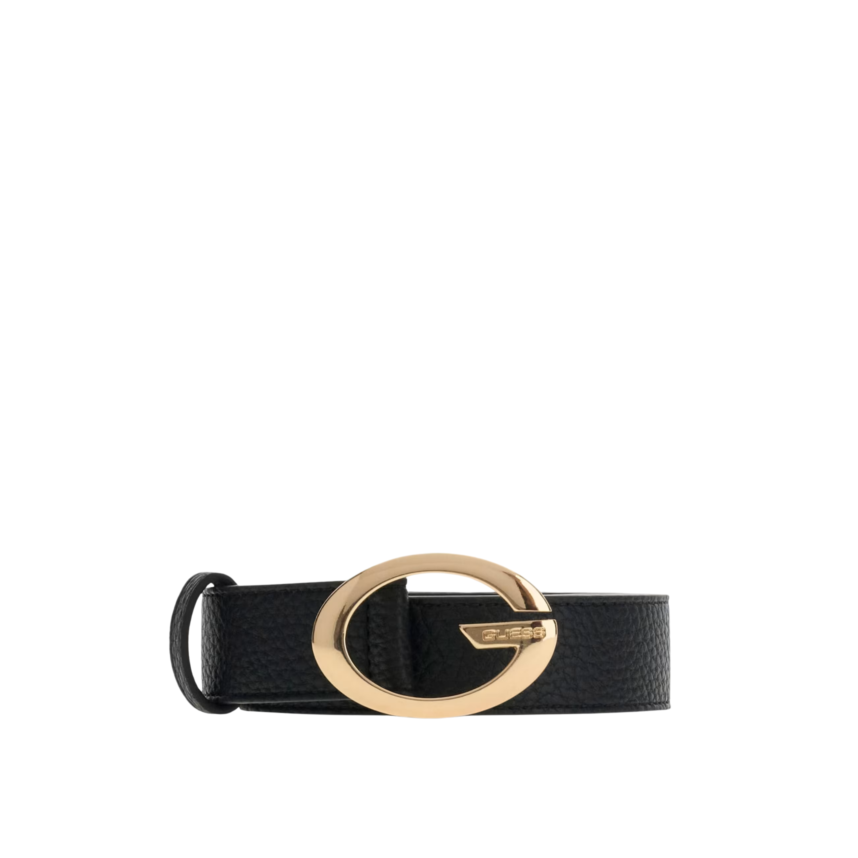 Guess Women Camden Vintage G Logo Beltt - Black