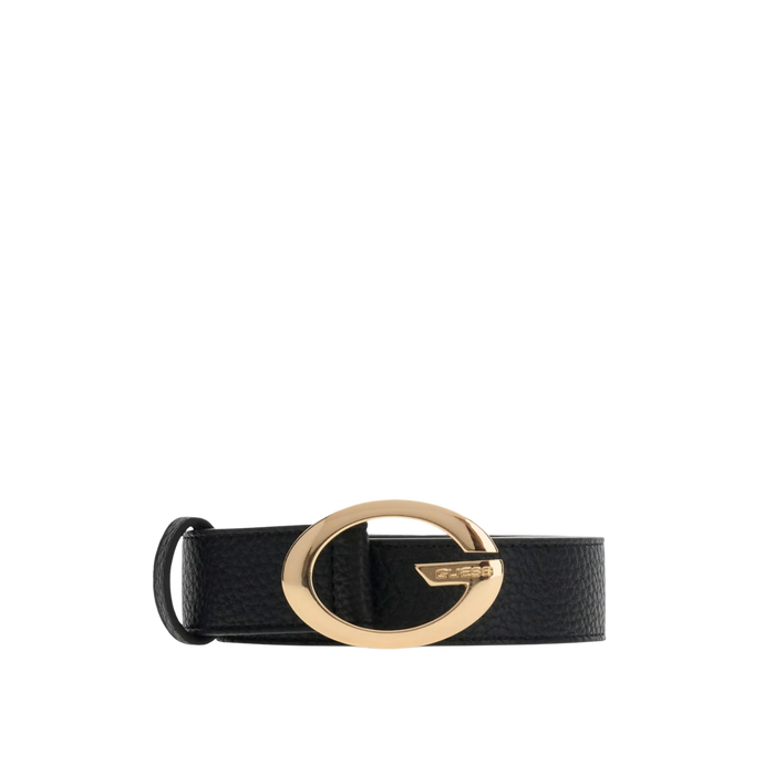 Guess Women Camden Vintage G Logo Beltt - Black