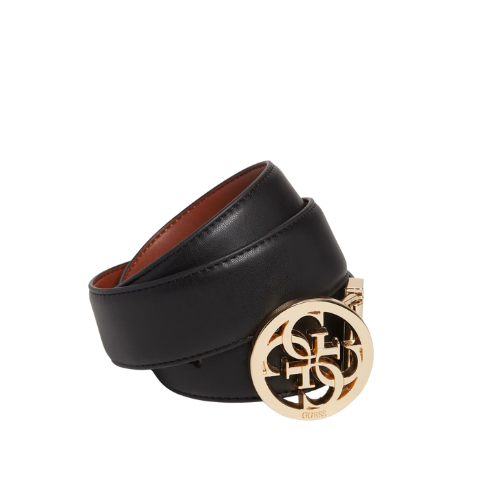 Guess Women Priscilla Reversible Quattro G Belt - Black