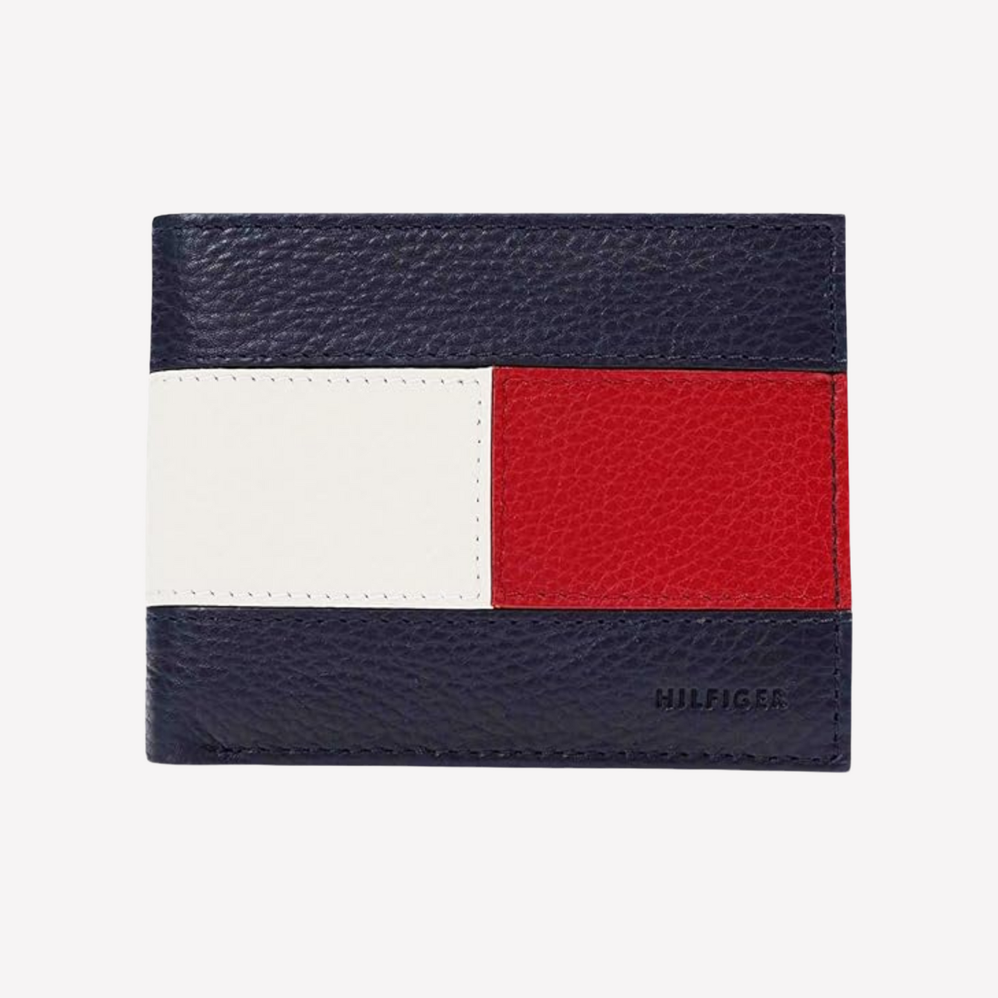 Tommy Hilfiger Passcase Wallet - Blue/White/Red