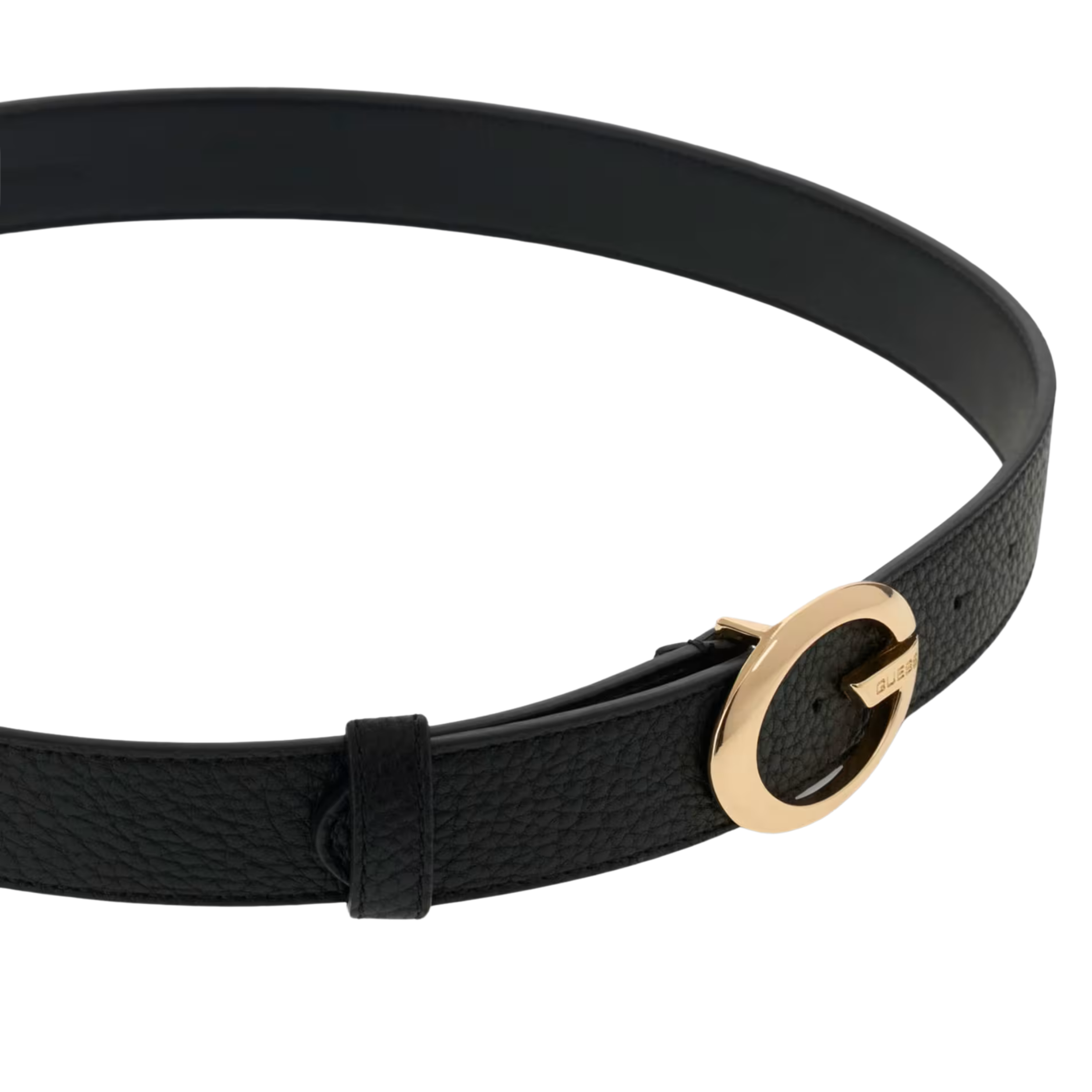 Guess Women Camden Vintage G Logo Beltt - Black