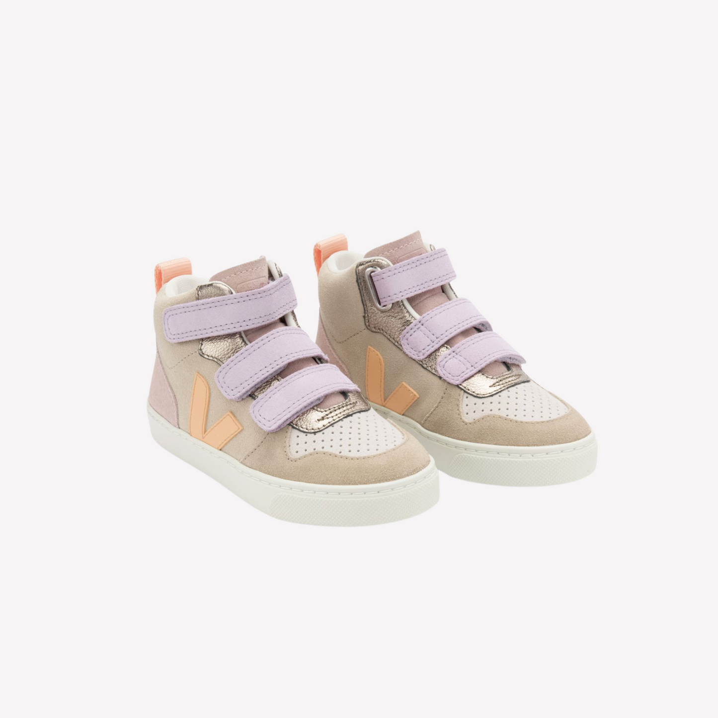 Veja Kids V-10 Mid - Almond Peach