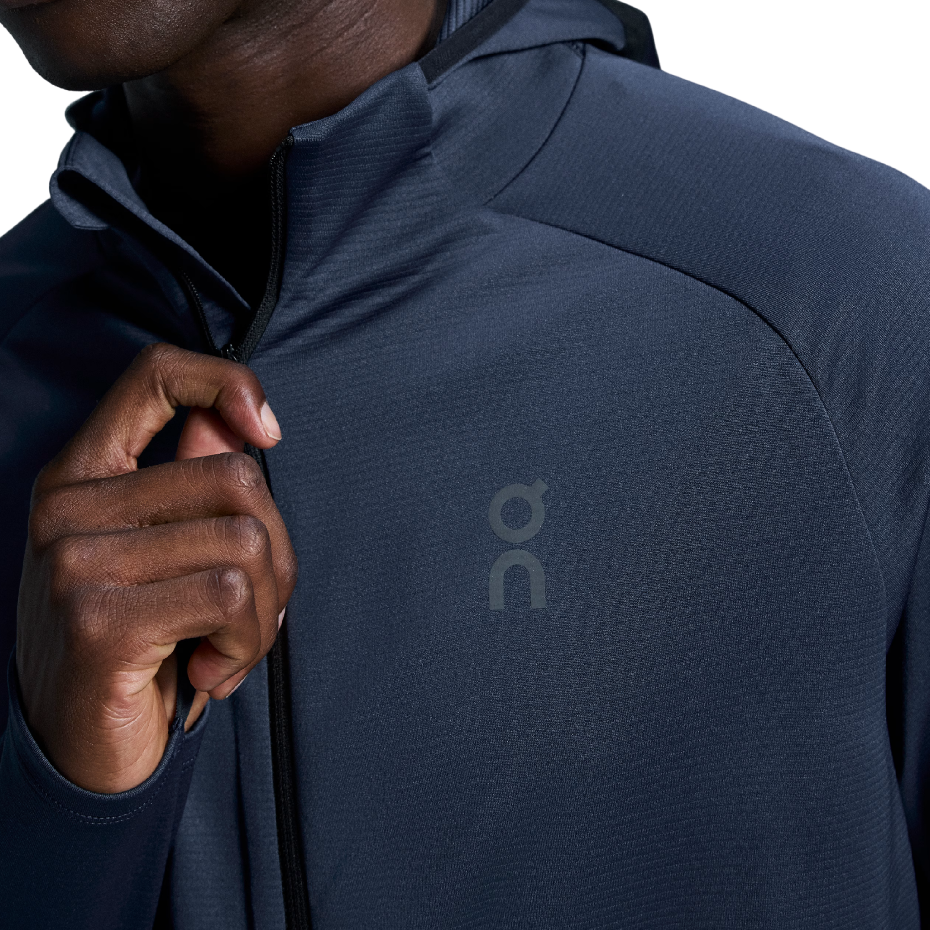 ON Men Climate Zip Hoodie - Midnight