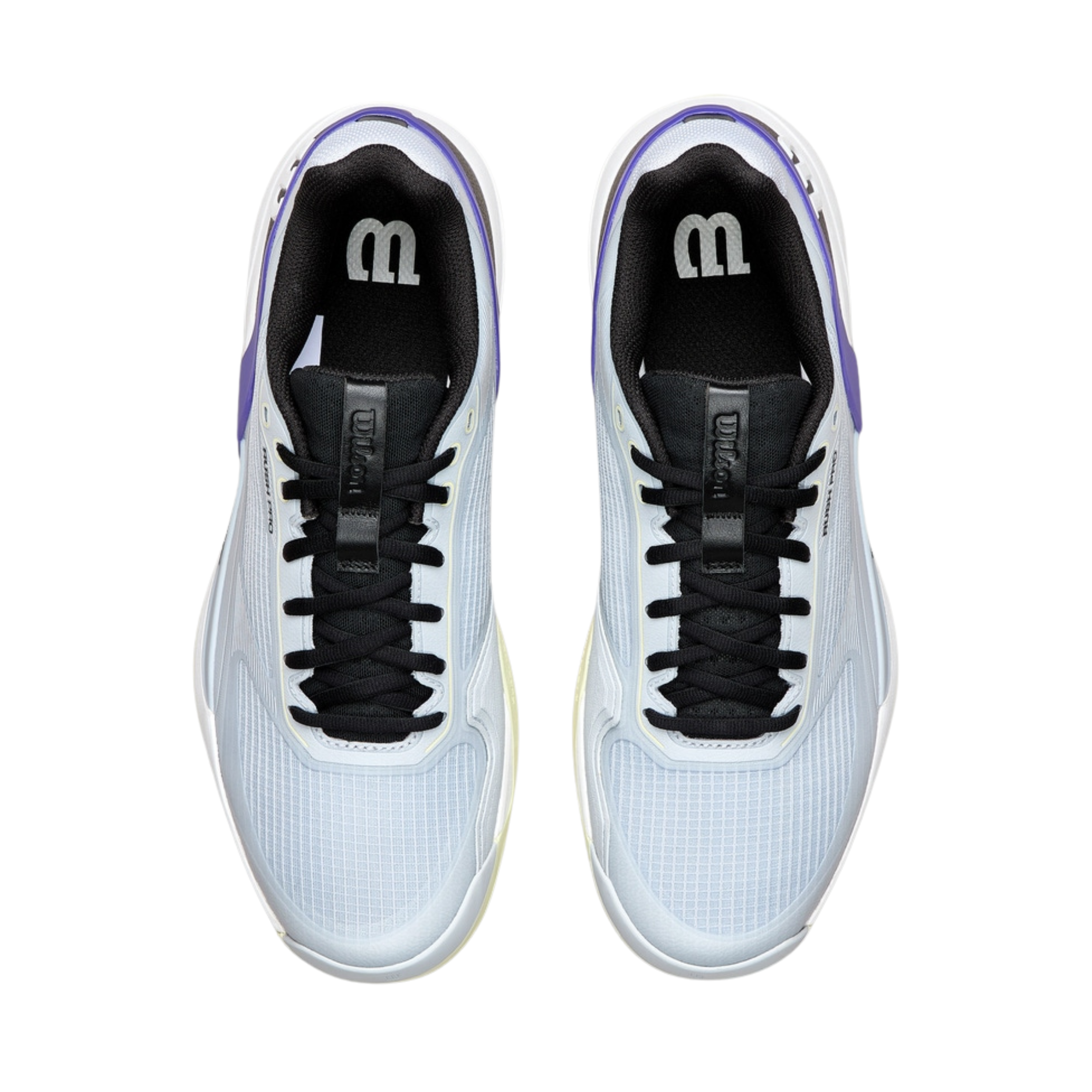 Wilson Men Rush Pro 5 Padel - Gray Dawn Black Tender Yellow
