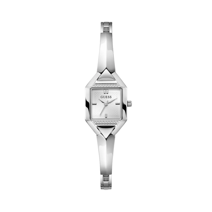 Guess Women Silver Tone Analog Watch U1426L1M - Silver