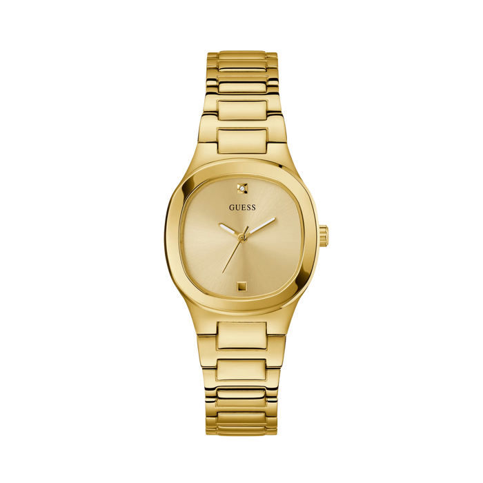 Guess Women Gold Tone Studded Analog Watch GW0615L2 - Gold