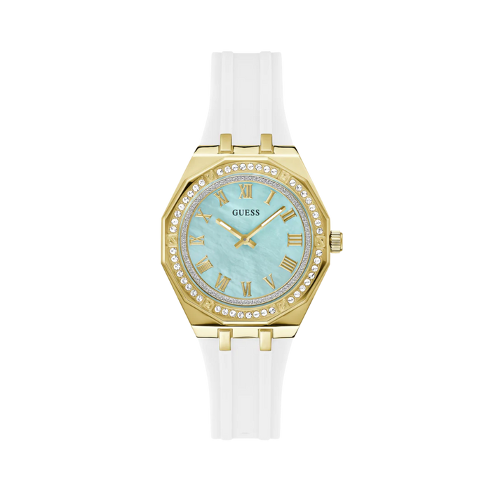 Guess Women White Gold Tone Analog Watch GW0872L1 - White Gold