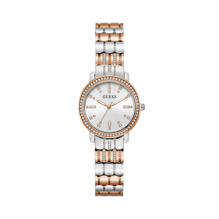 Guess Women Two Tone Analog Watch GW0612L3 - Silver Rose Gold
