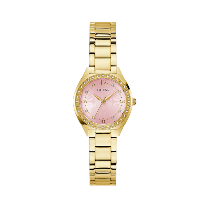 Guess Women Gold Tone Analog Watch GW0767L7 - Gold Pink