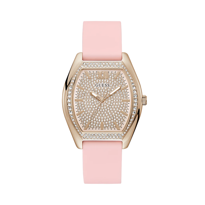Guess Women Pink Rose Gold Tone Analog Watch U1407L2M - Pink Rose Gold