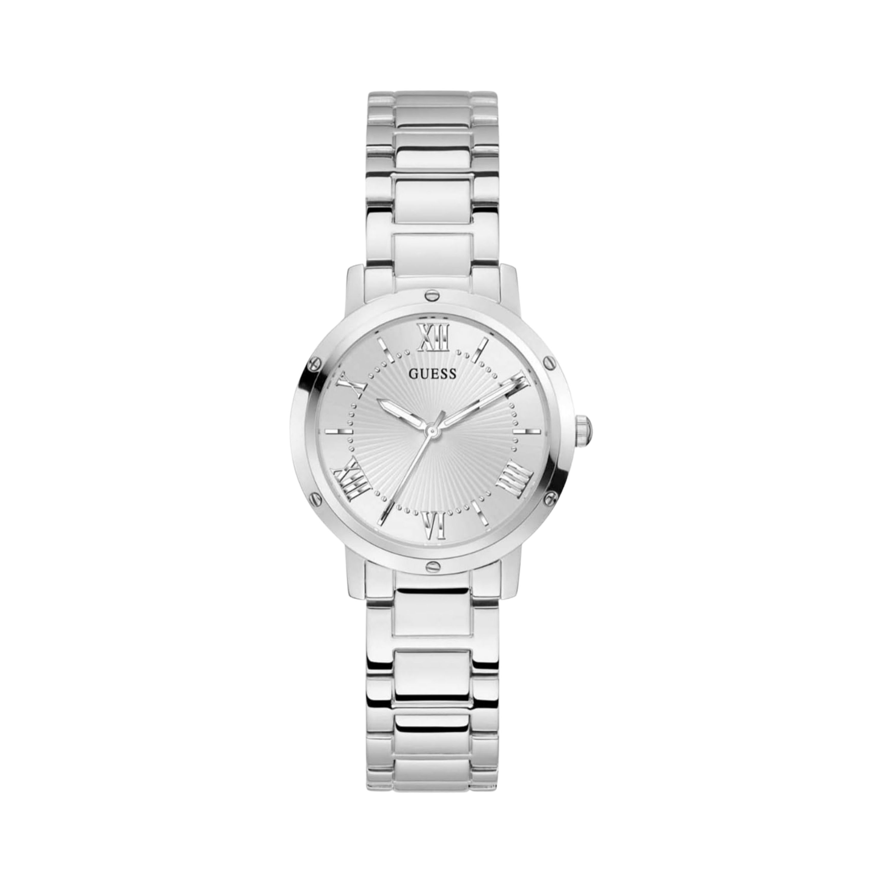 Guess Women Tone Analog Watch GW0404L1- Silver