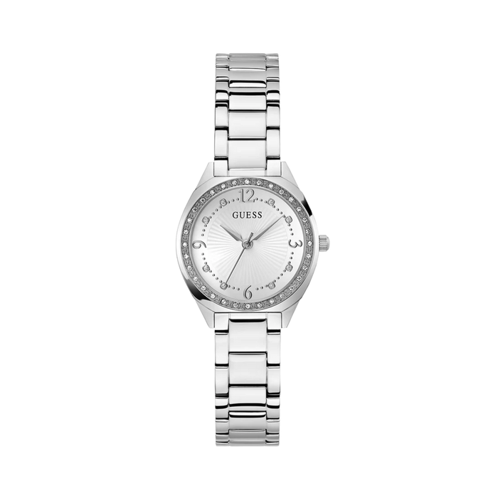 Guess Women Silver Tone Analog Watch GW0767L1 - Silver