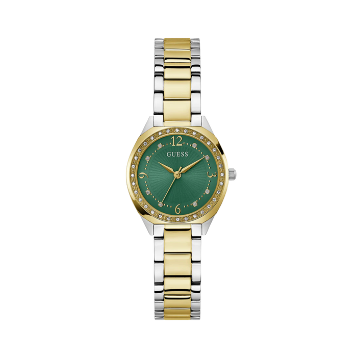 Guess Women Two Tone Analog Watch GW0767L4 - Silver Gold