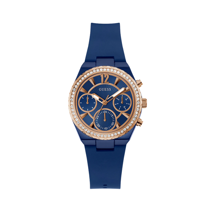 Guess Women Blue Multi Function Watch - Blue