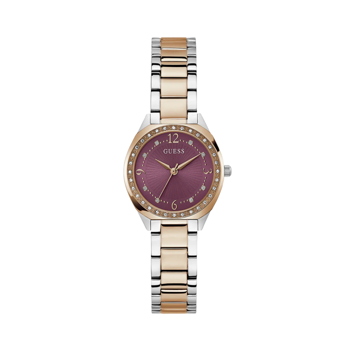 Guess Women Two Tone Analog Watch GW0767L5 - Silver Rose Gold